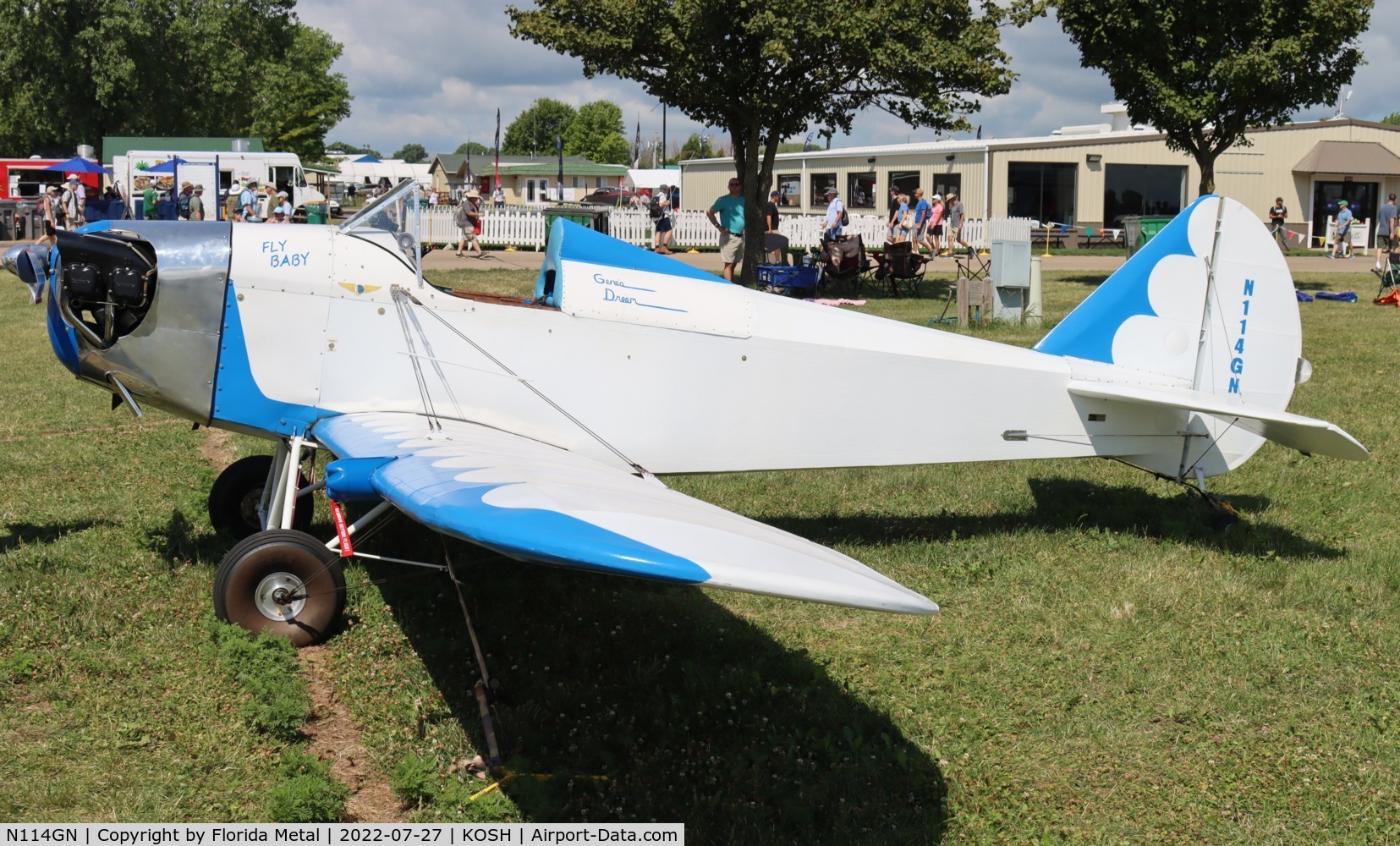 N114GN, 2018 Bowers Fly Baby C/N JM1, OSH 2022