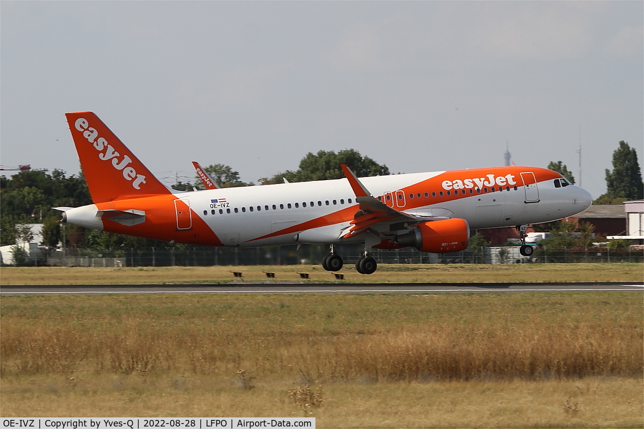 OE-IVZ, 2015 Airbus A320-214 C/N 6485, Airbus A320-214, Landing rwy 06, Paris Orly airport (LFPO-ORY)