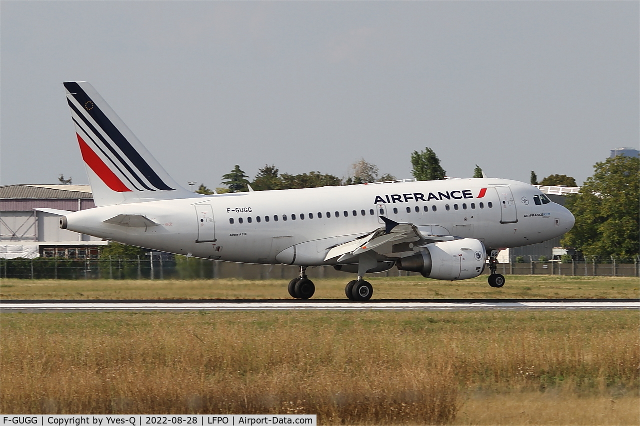 F-GUGG, 2004 Airbus A318-111 C/N 2317, Airbus A318-111, Landing rwy 06, Paris-Orly airport (LFPO-ORY)