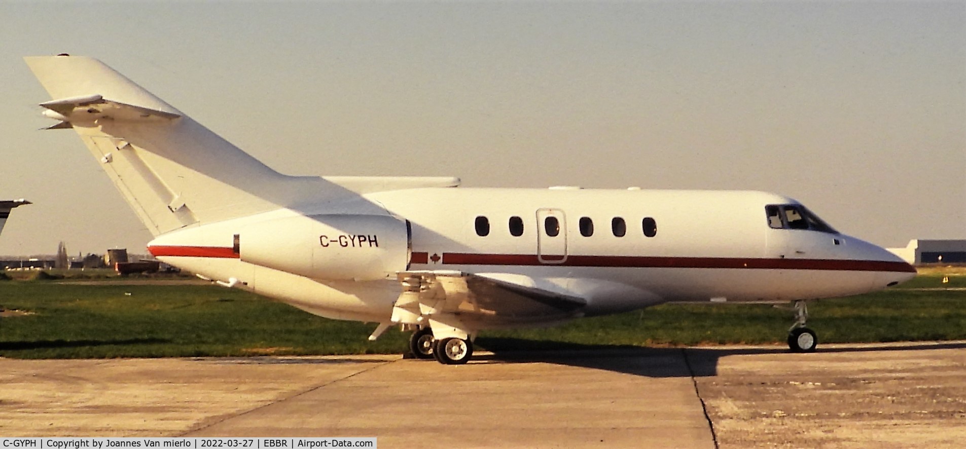 C-GYPH, 1984 British Aerospace BAe.125-800A C/N 258007, Belgium