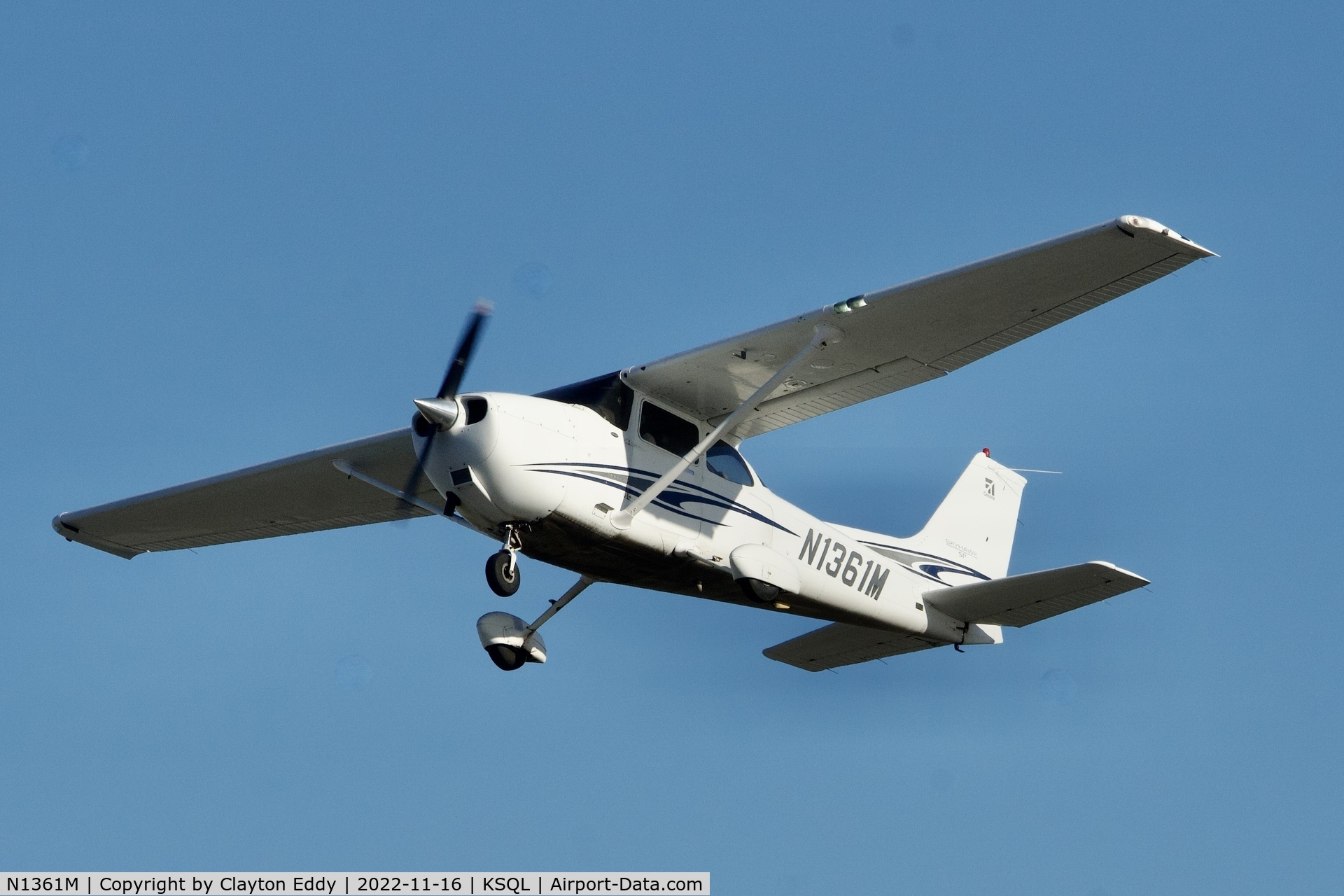 N1361M, 2005 Cessna 172S Skyhawk SP C/N 172S9842, San Carlos Aiprort California 2022.