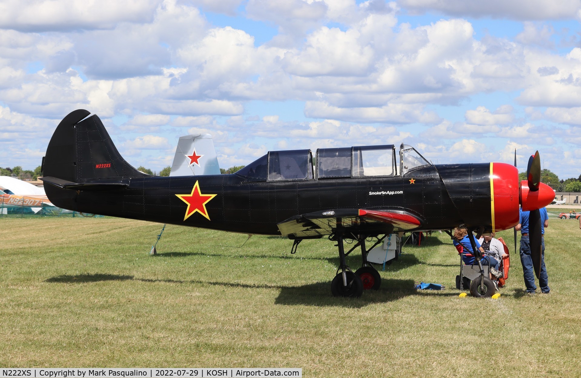 N222XS, 1993 Yakovlev Yak-52 C/N 9311701, Yak-52