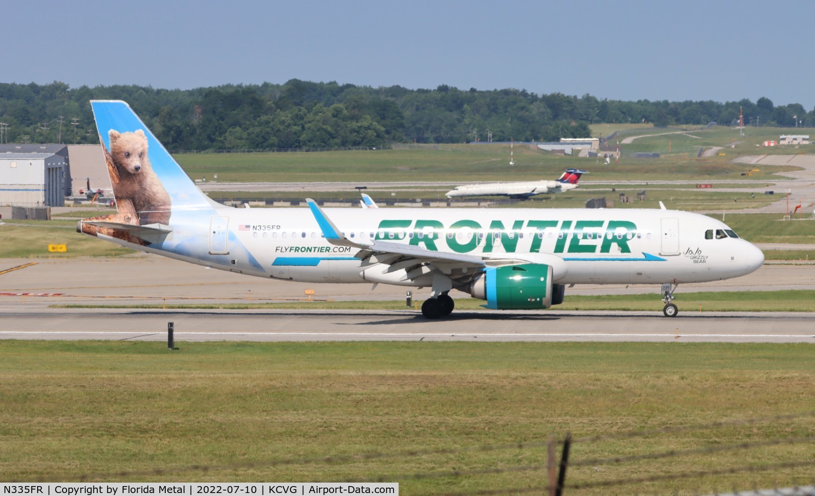 N335FR, 2018 Airbus A320-251N, Jo Jo the Grizzly Bear