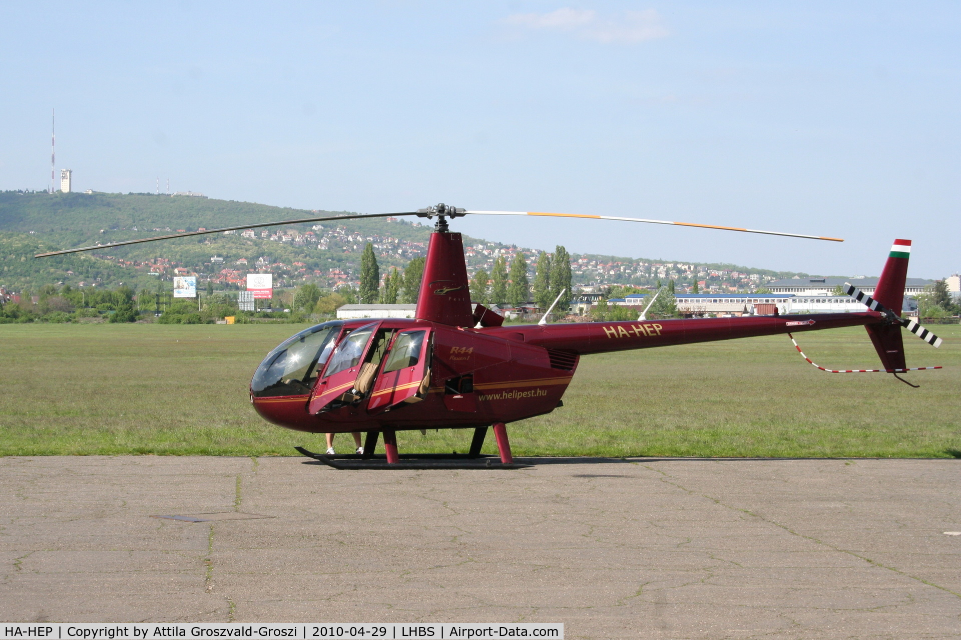 HA-HEP, Robinson R44 C/N 1633, LHBS - Budaörs Airport, Hungary