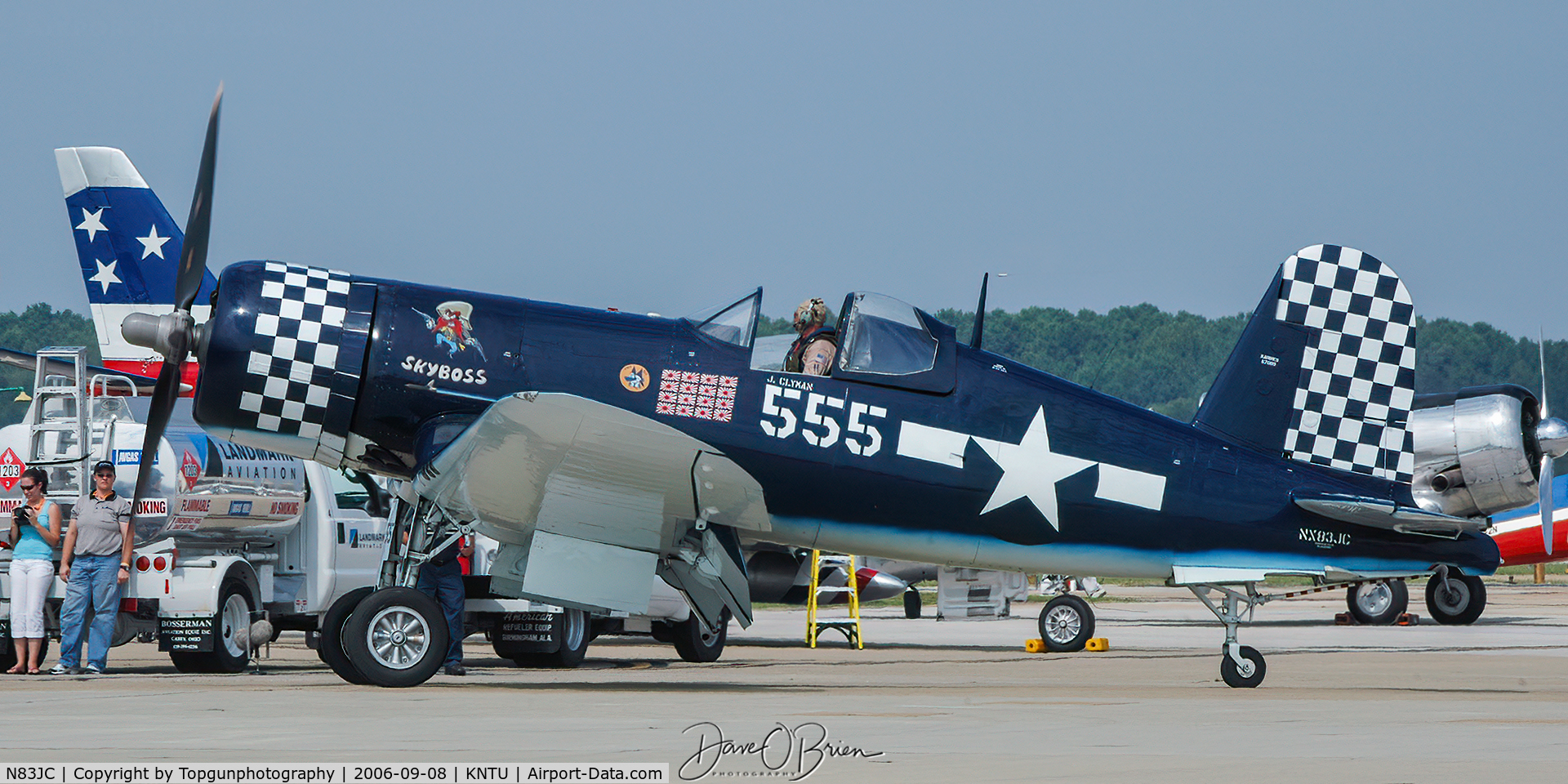 N83JC, 1943 Goodyear FG-1D Corsair C/N 67089, Skyboss ready to shut it down.