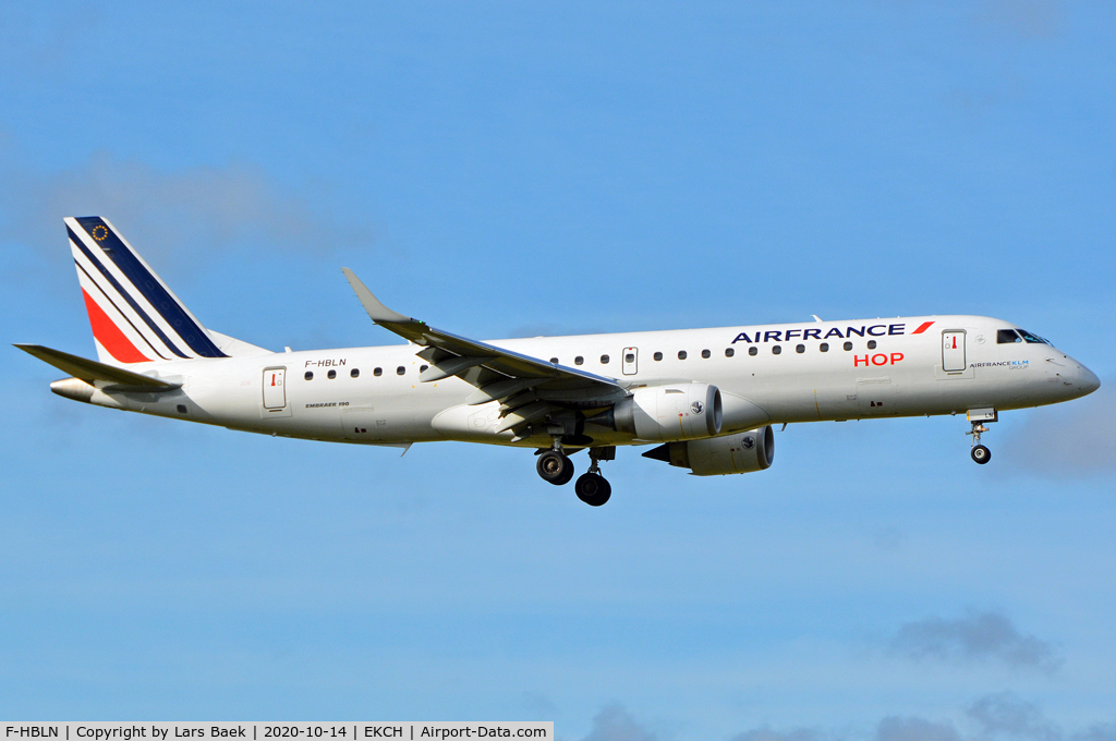 F-HBLN, 2019 Embraer 190STD (ERJ-190-100STD) C/N 19000769, RWY04L from Kongelundsfortet