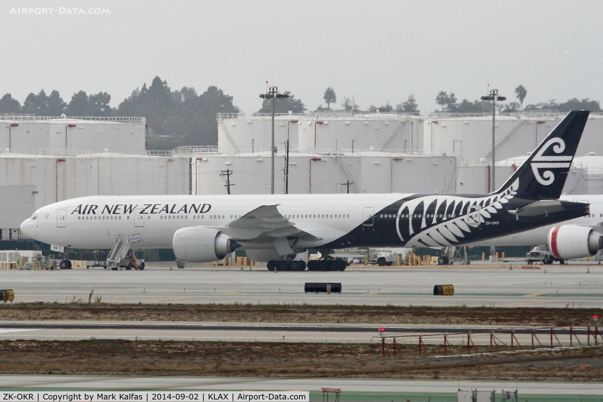 ZK-OKR, 2014 Boeing 777-306/ER C/N 44546, Air New Zealand Boeing 777-306/ER, ZK-DKR at LAX