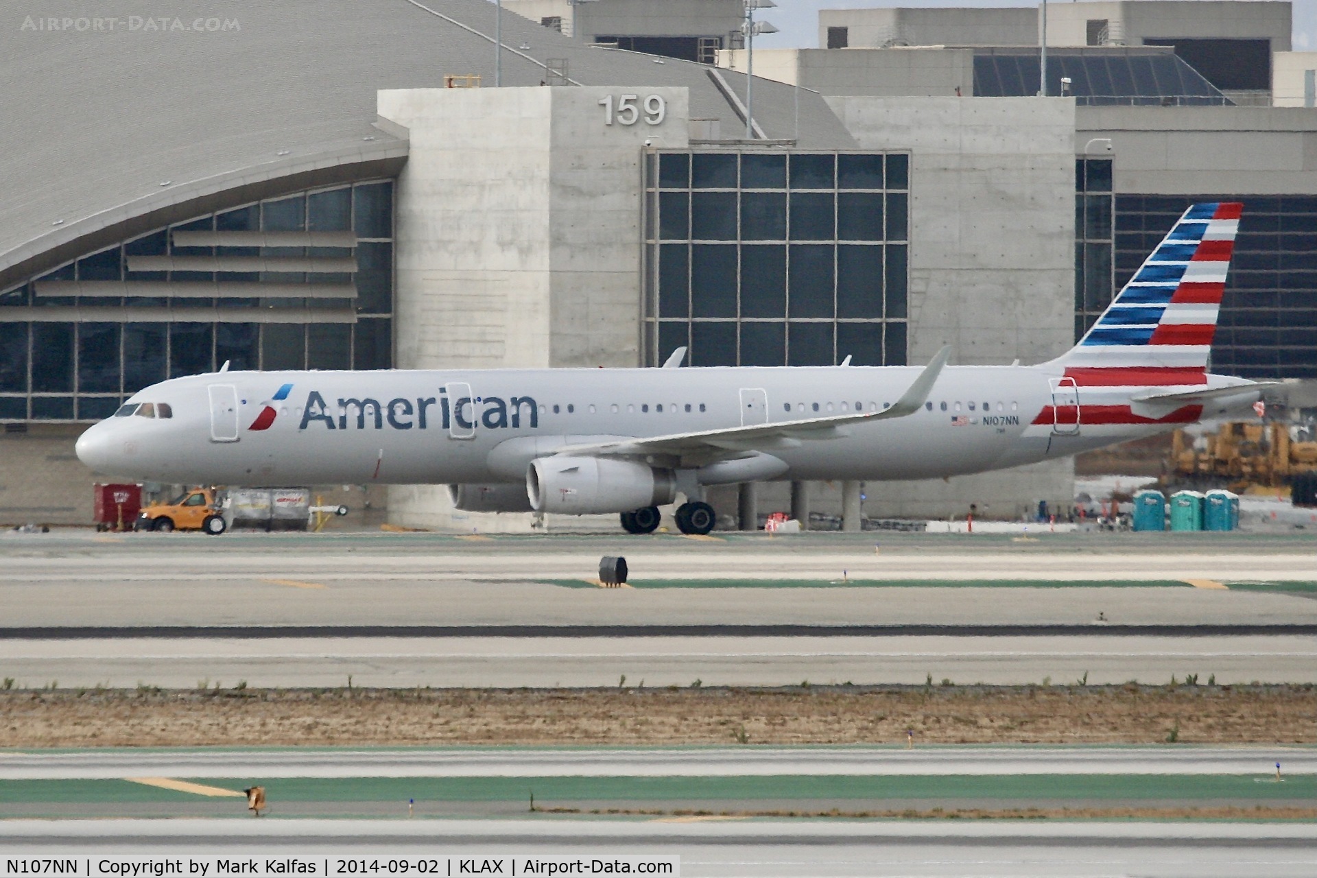 N107NN, 2013 Airbus A321-231 C/N 5938, American,  Airbus A321-231, N107NN at LAX
