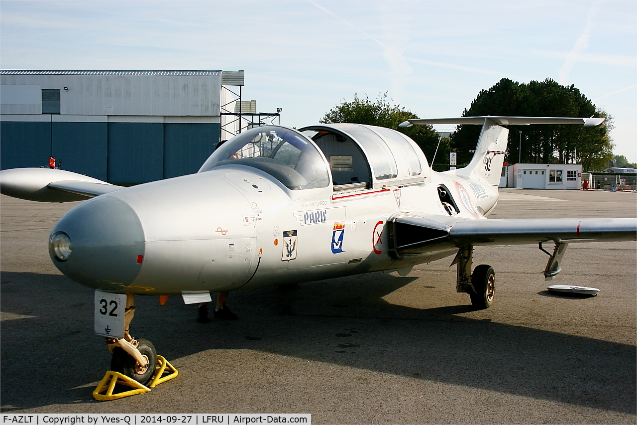 F-AZLT, Morane-Saulnier MS.760 Paris I C/N 32, Morane-Saulnier MS-760A, Morlaix-Ploujean airport (LFRU-MXN) air show in september 2014
