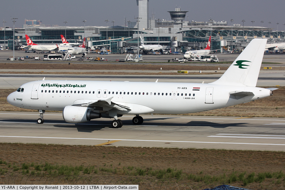 YI-ARA, 2012 Airbus A320-214 C/N 5115, at ist