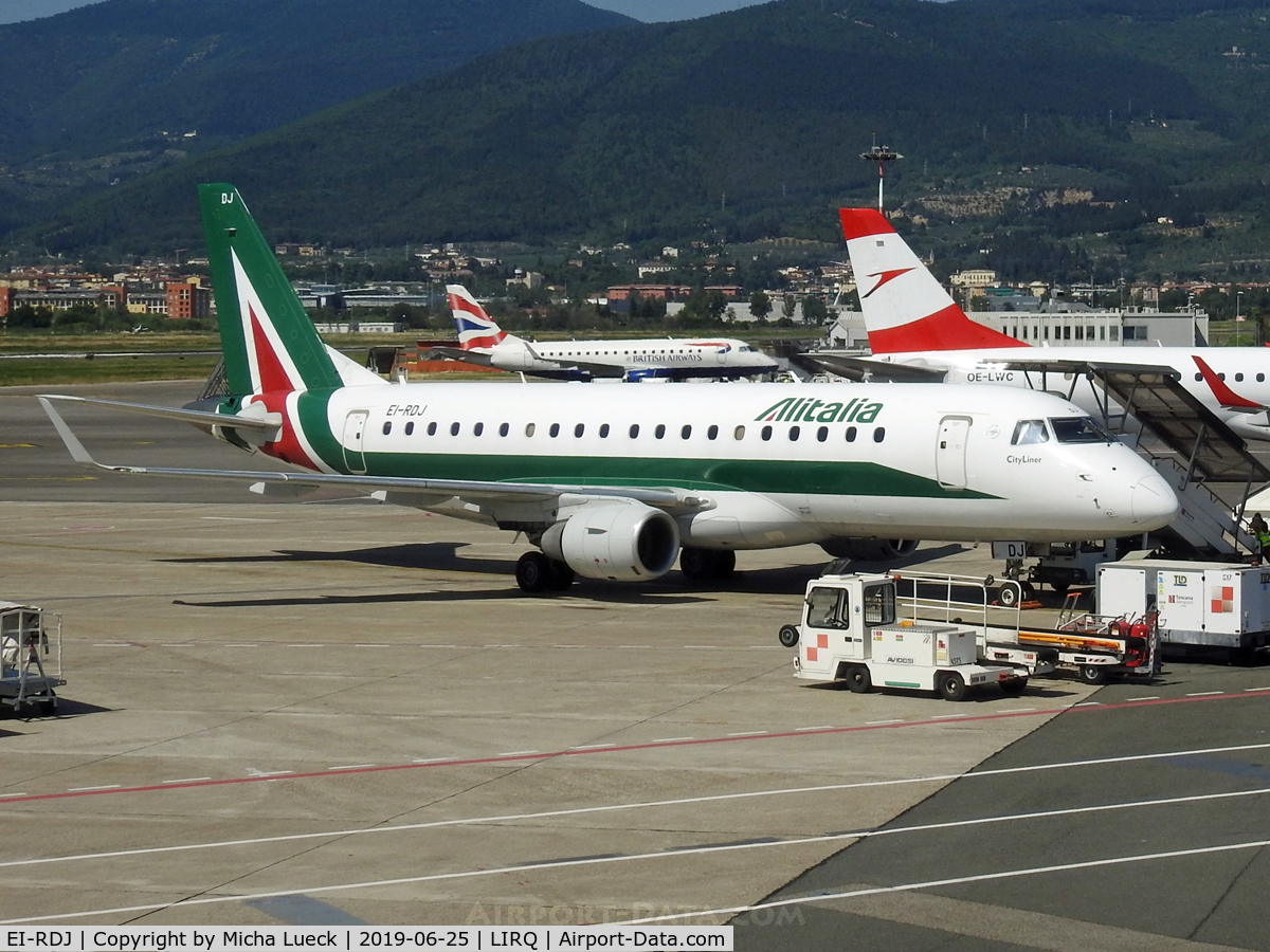 EI-RDJ, 2012 Embraer 175LR (ERJ-170-200LR) C/N 17000342, At Firenze