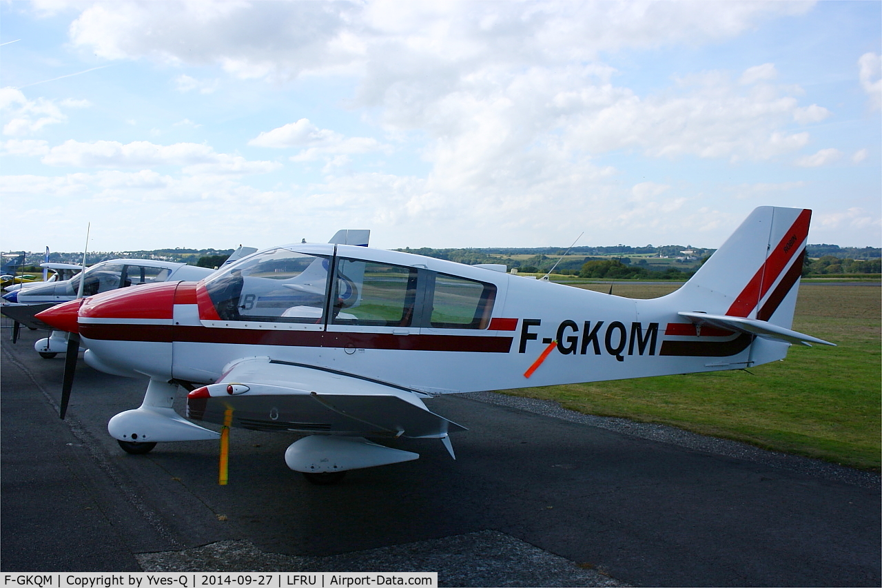 F-GKQM, Robin DR-400-120 Dauphin 2+2 C/N 2057, Robin DR.400-120 Dauphin, Morlaix-Ploujean Regional Airport (LFRU-MXN) air show in september 2014