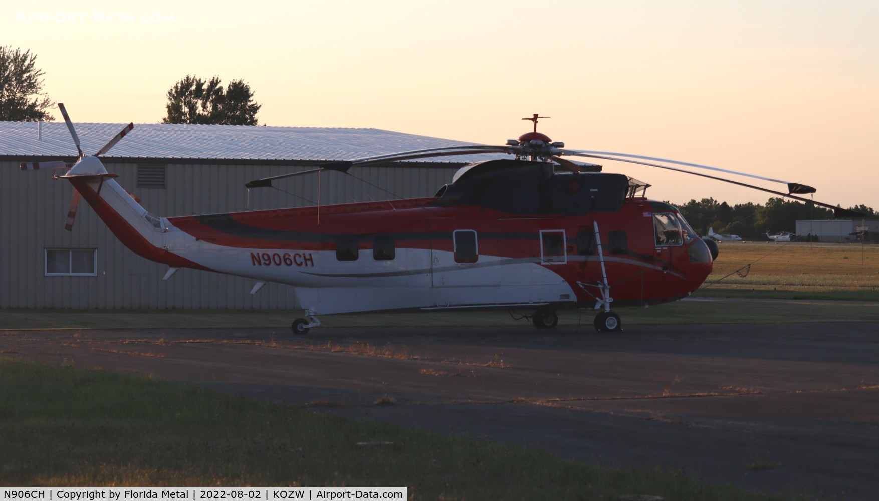 N906CH, 1971 Sikorsky S-61N C/N 61490, Other Michigan Airports 2022