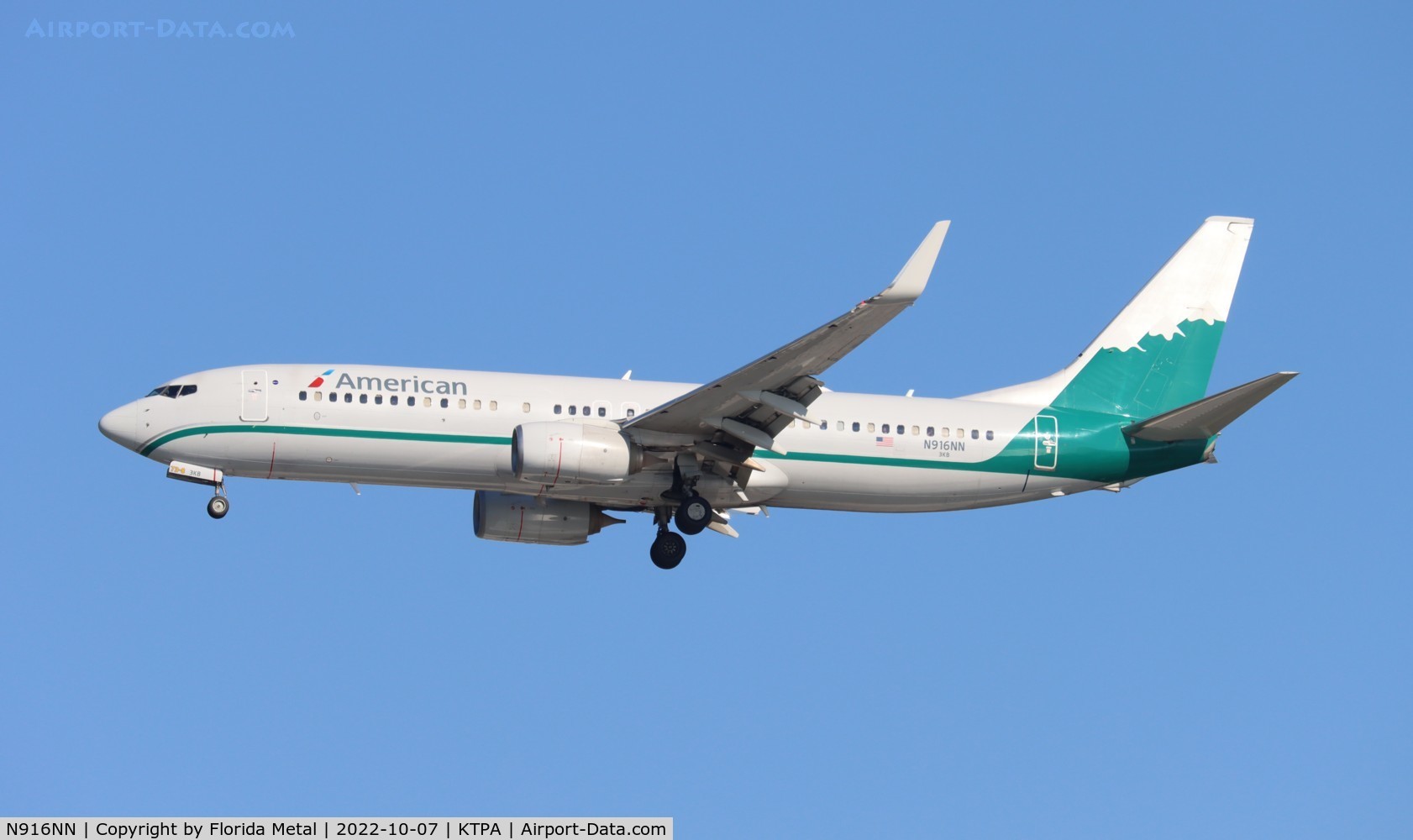 N916NN, 2012 Boeing 737-823 C/N 31163, TPA 2022