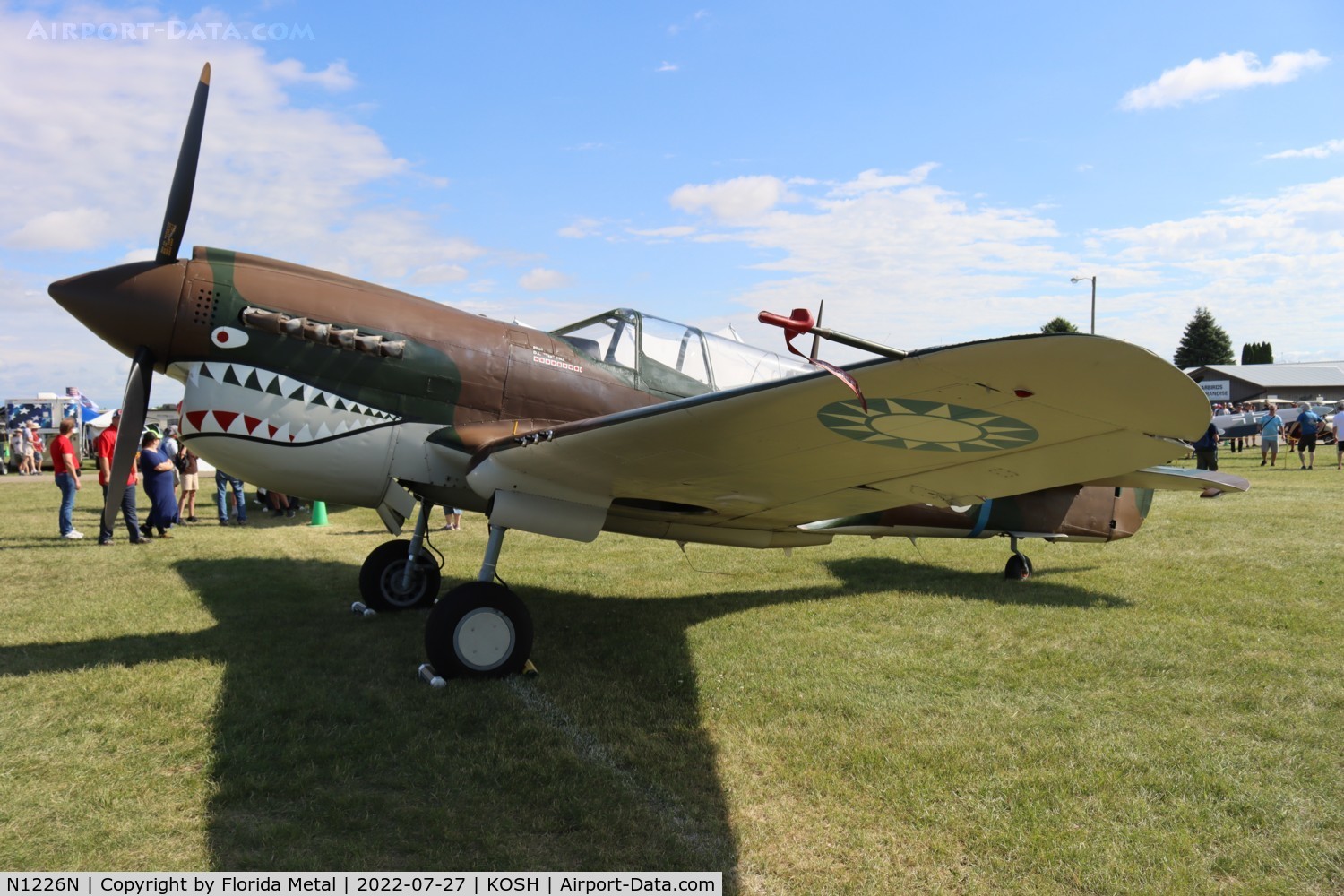 N1226N, Curtiss P-40N Warhawk C/N 29629, OSH 2022