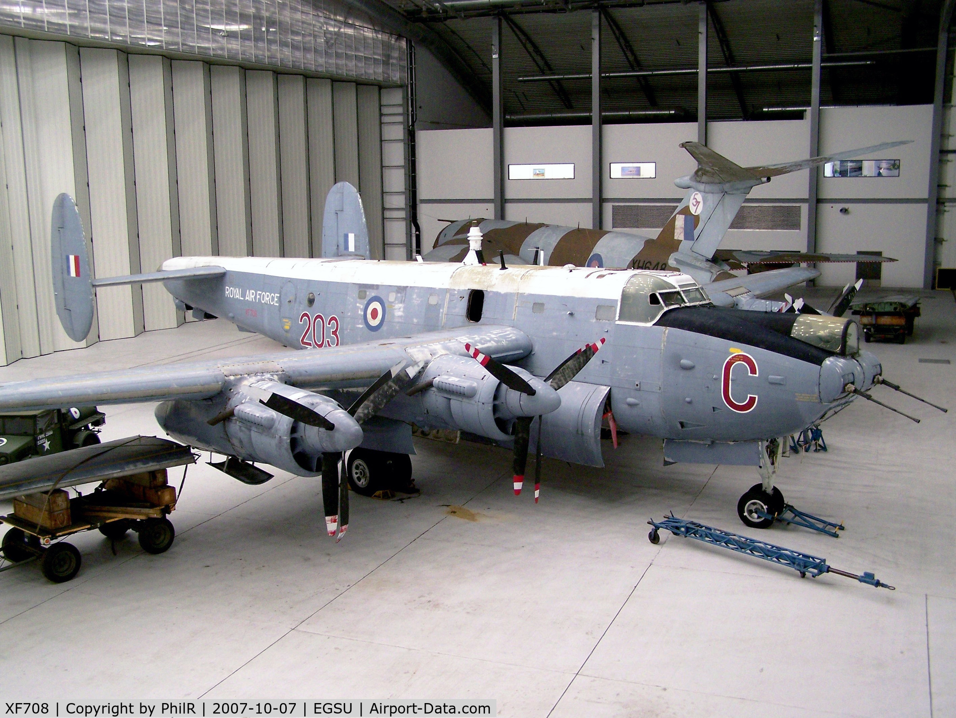 XF708, Avro 716 Shackleton MR.3/3 C/N Not found XF708, XF708 1959 Avro Shackleton MR2 RAF Duxford