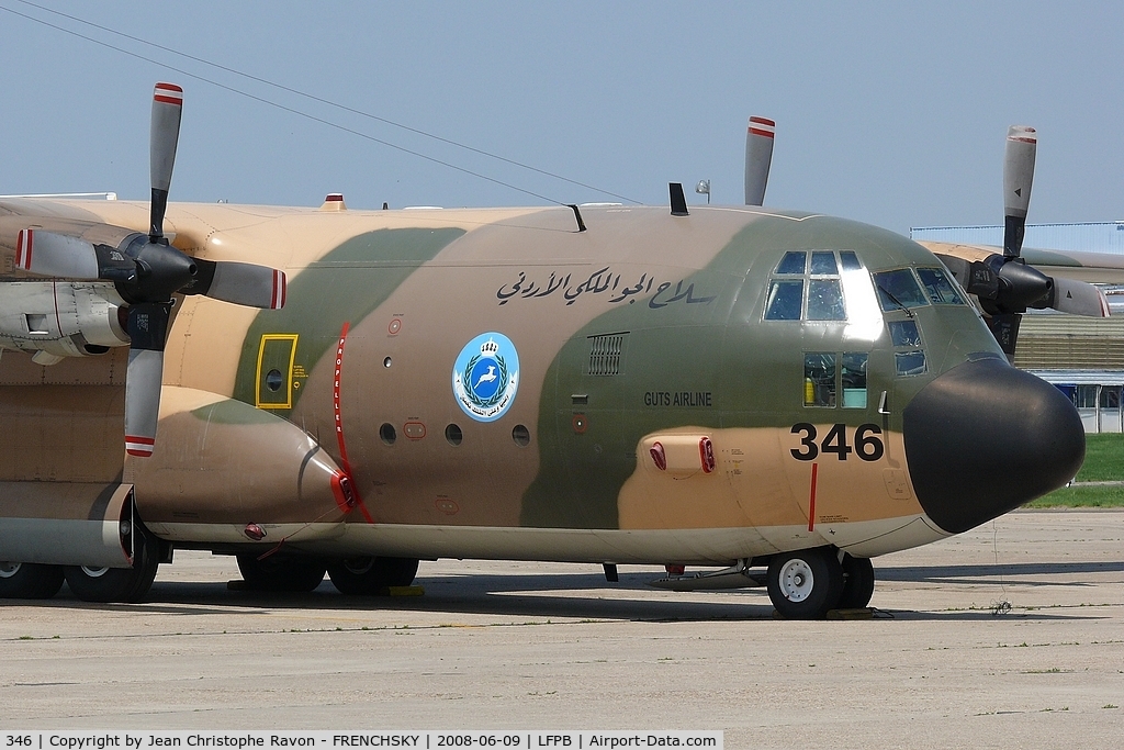 346, Lockheed C-130H Hercules C/N 382-4920, Jordan Air Force