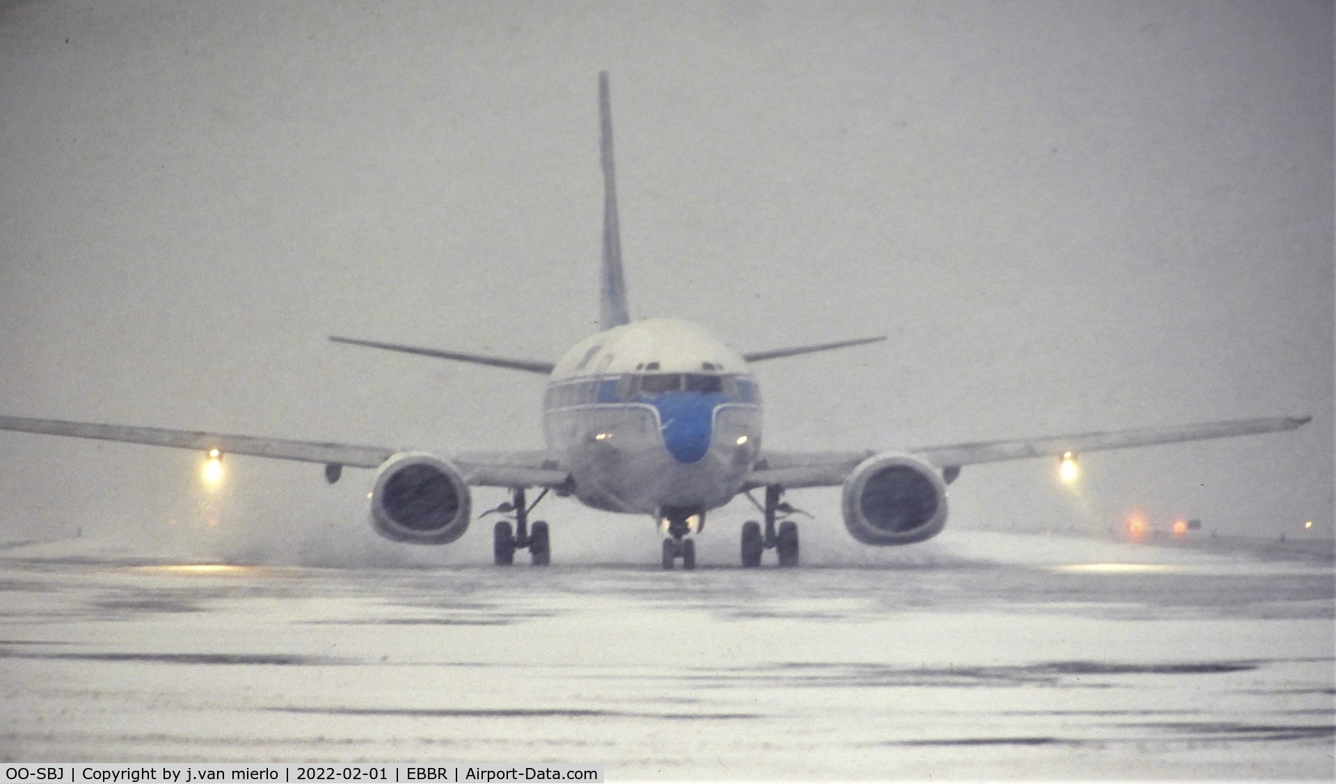 OO-SBJ, 1990 Boeing 737-46B C/N 24573, Brussels