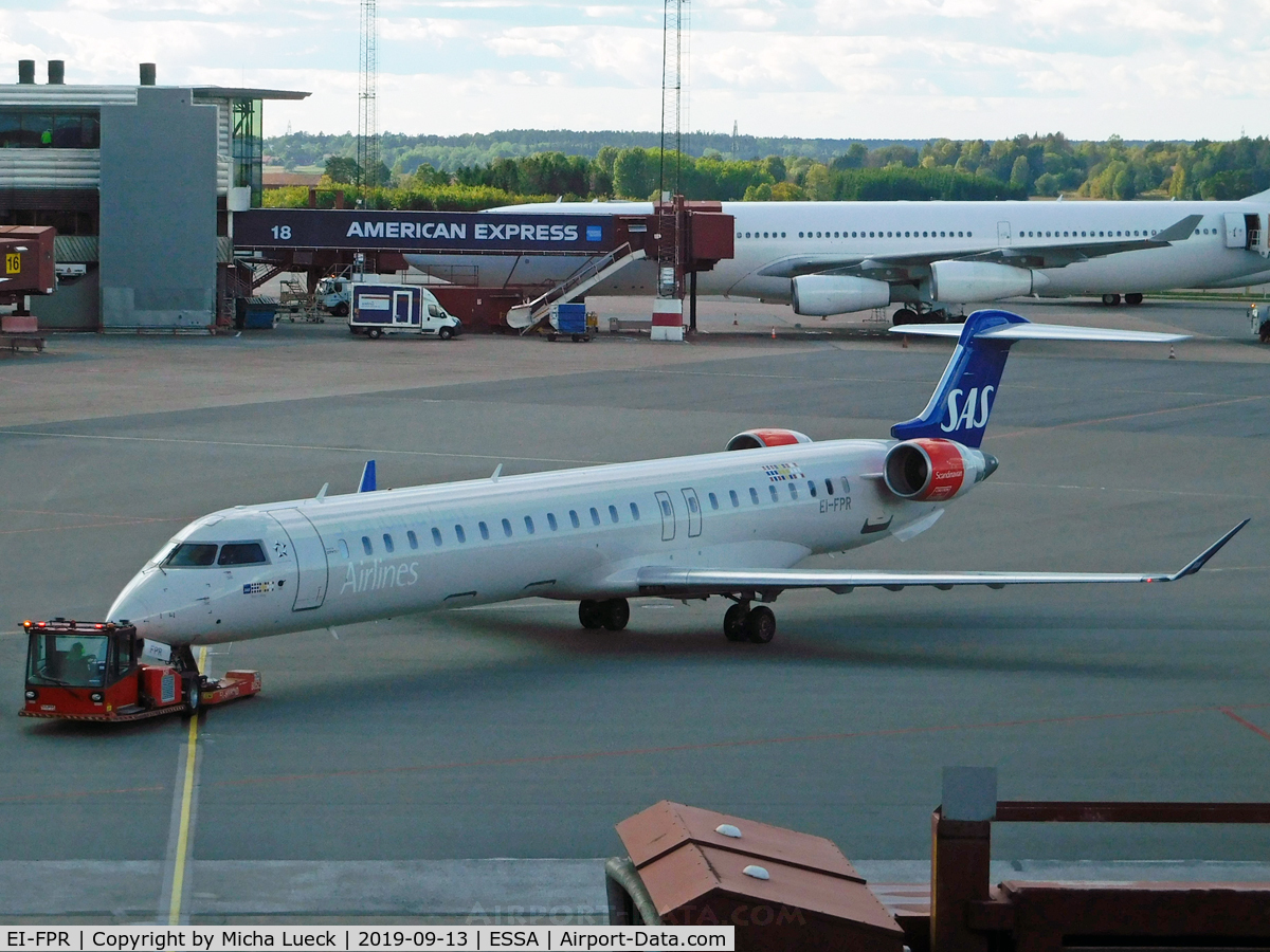 EI-FPR, 2017 Bombardier CRJ-900LR (CL-600-2D24) C/N 15436, At Arlanda