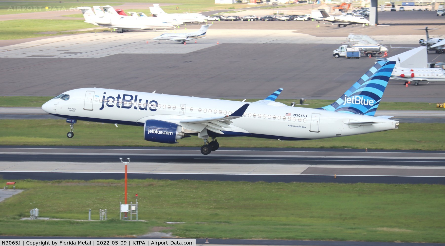 N3065J, 2021 Airbus A220-300 C/N 55120, Jet Blue