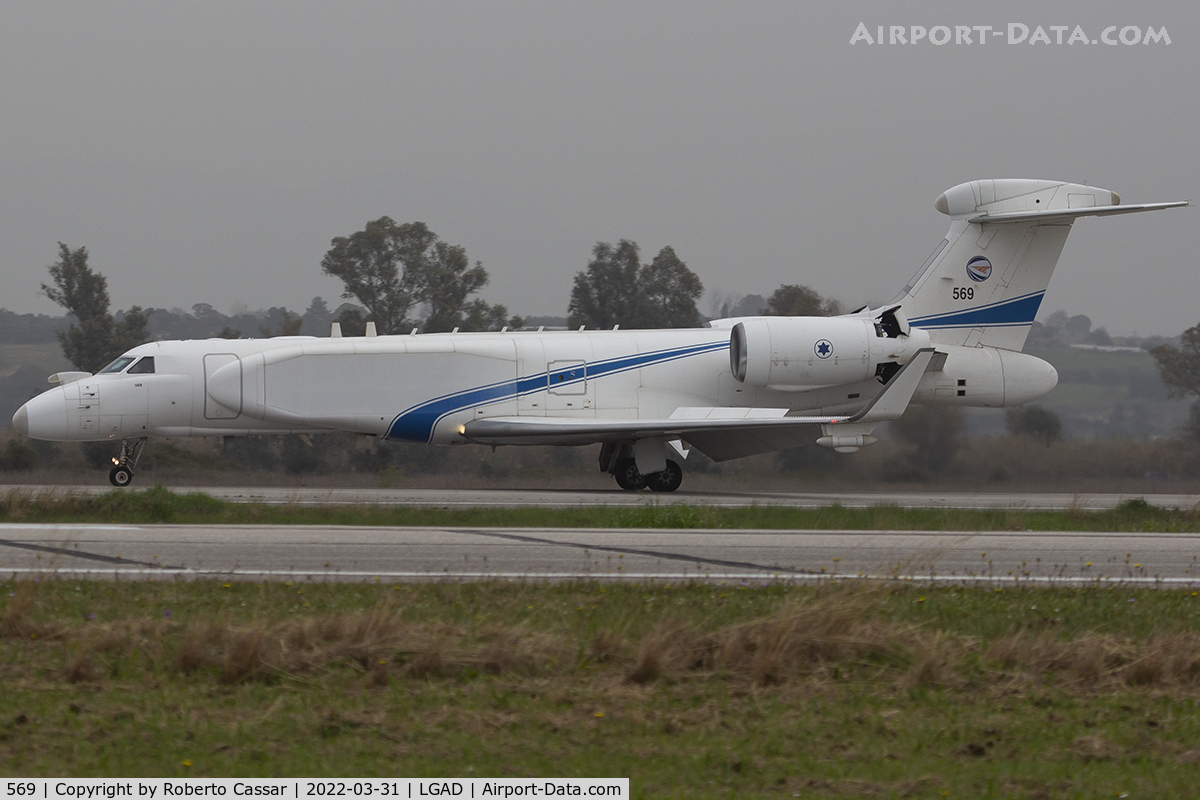 569, 2005 Gulfstream Aerospace GV SP (G550) Eitam C/N 5069, Exercise Iniochos 2022