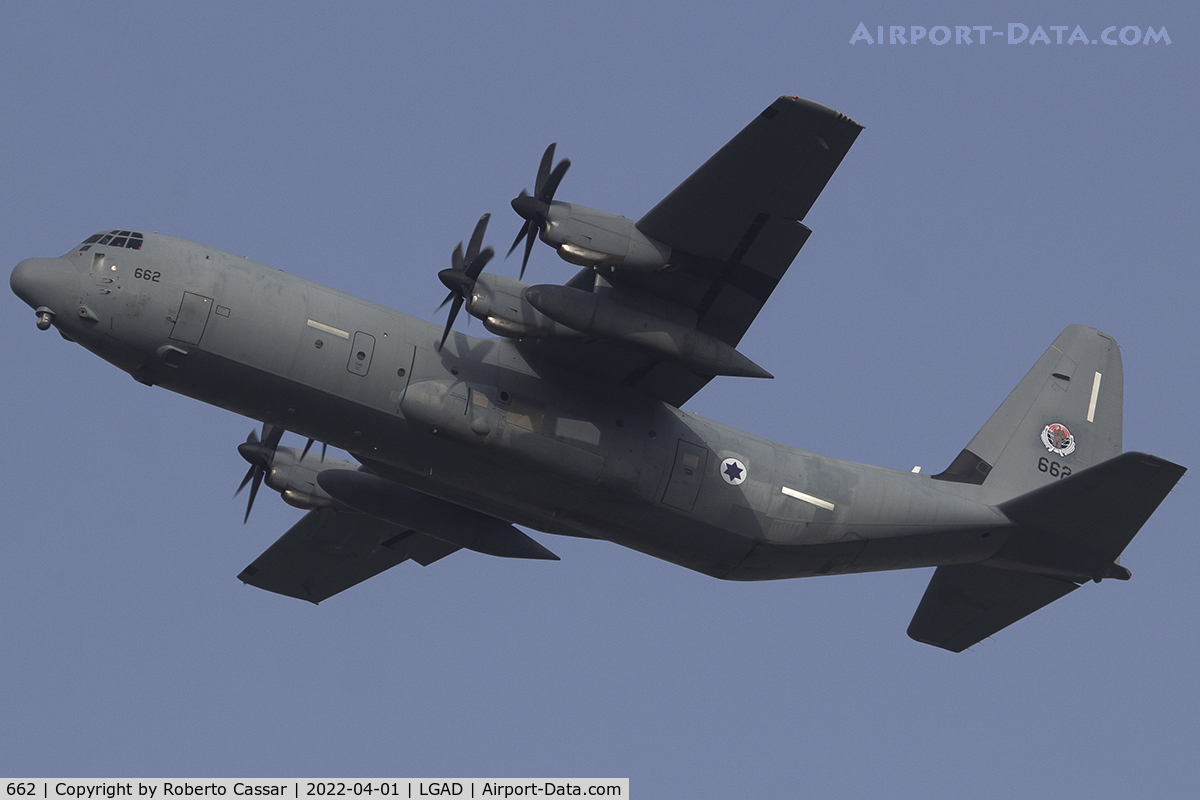 662, 2013 Lockheed Martin C-130J-30 Shimshon C/N 382-5742, Exercise Iniochos 2022