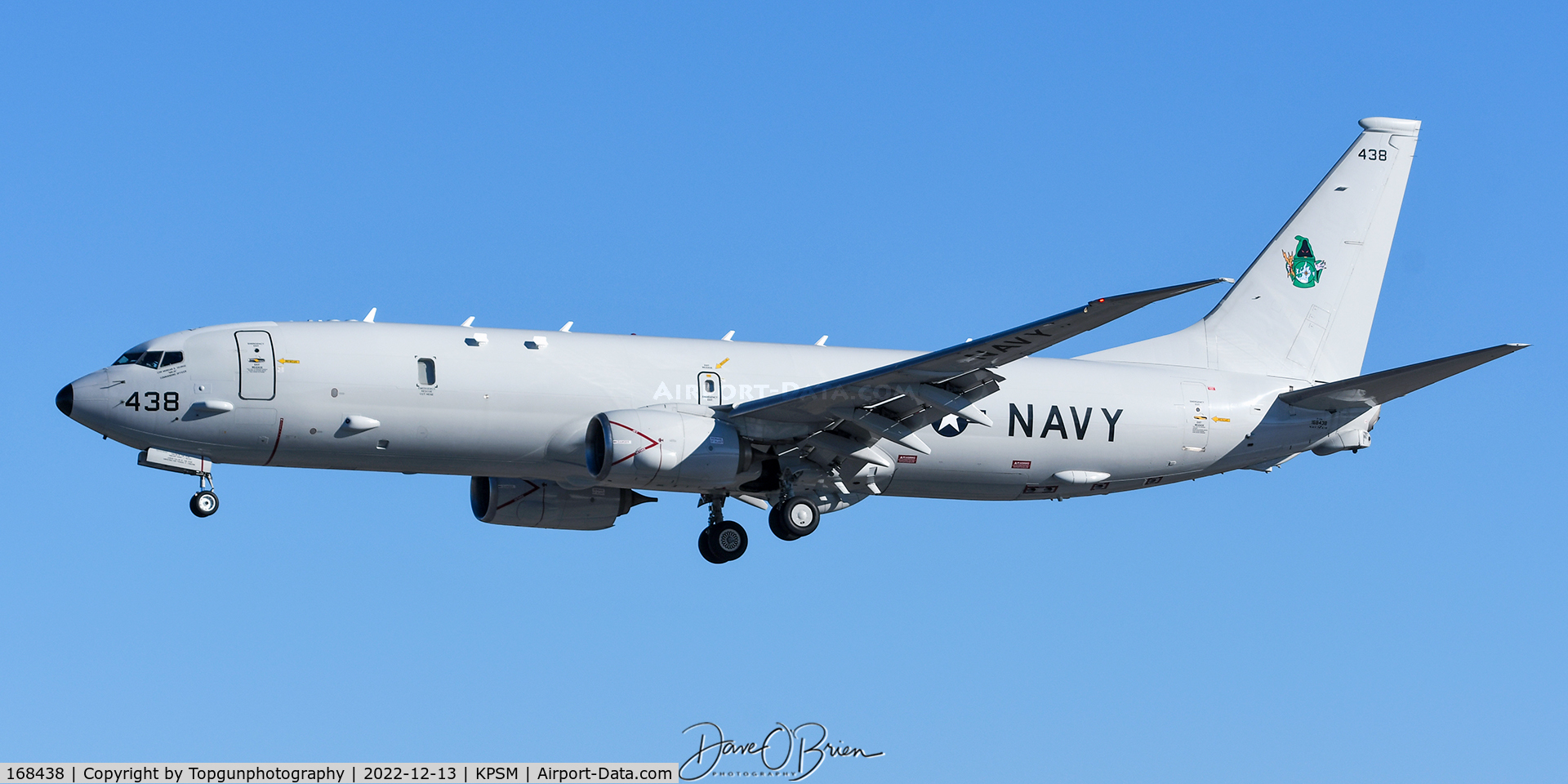 168438, 2018 Boeing P-8A Poseidon C/N 40818, WIZZARD89 with VPU-2 out of NAS Jacksonville