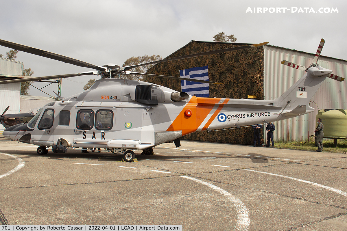 701, AgustaWestland AW-139 C/N 31328, Exercise Iniochos 2022