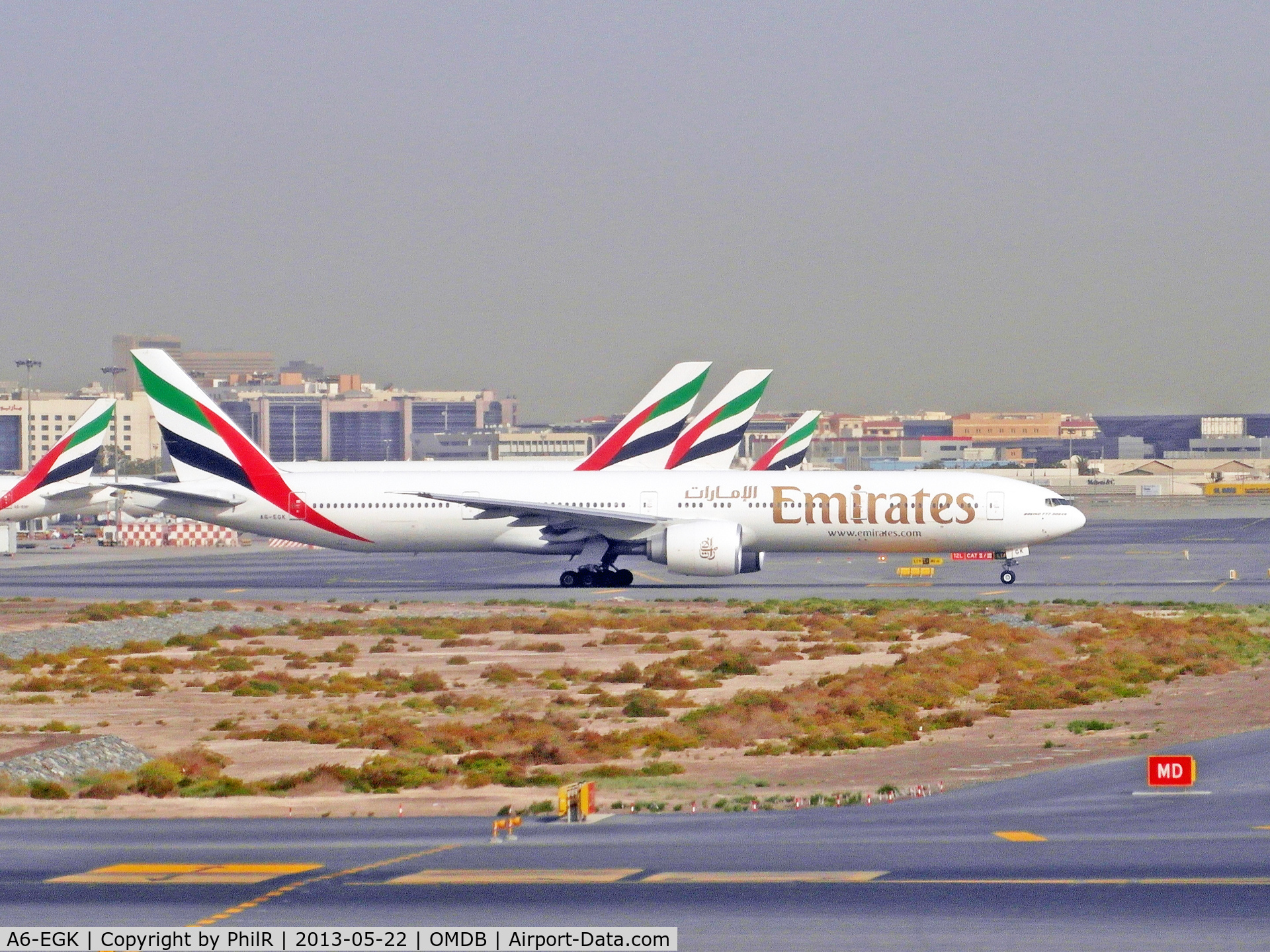 A6-EGK, 2011 Boeing 777-31H/ER C/N 41071, A6-EGK B777-300 Emirates Dubai