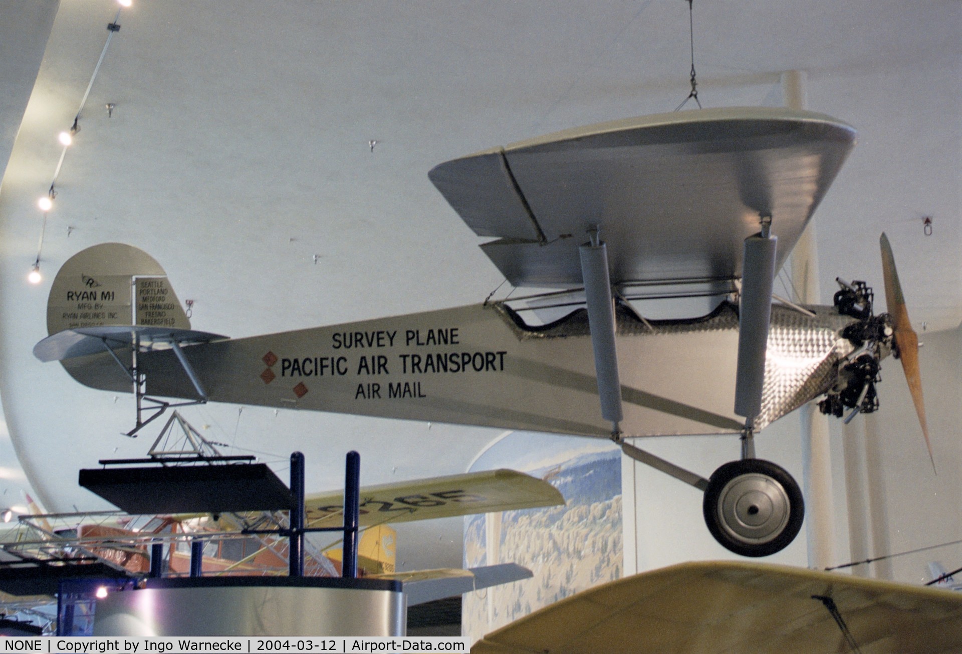 NONE, 1979 Hawkins Ryan M-1 replica C/N none, Ryan (Hawkins) M-1 replica at the San Diego Air and Space Museum, San Diego CA