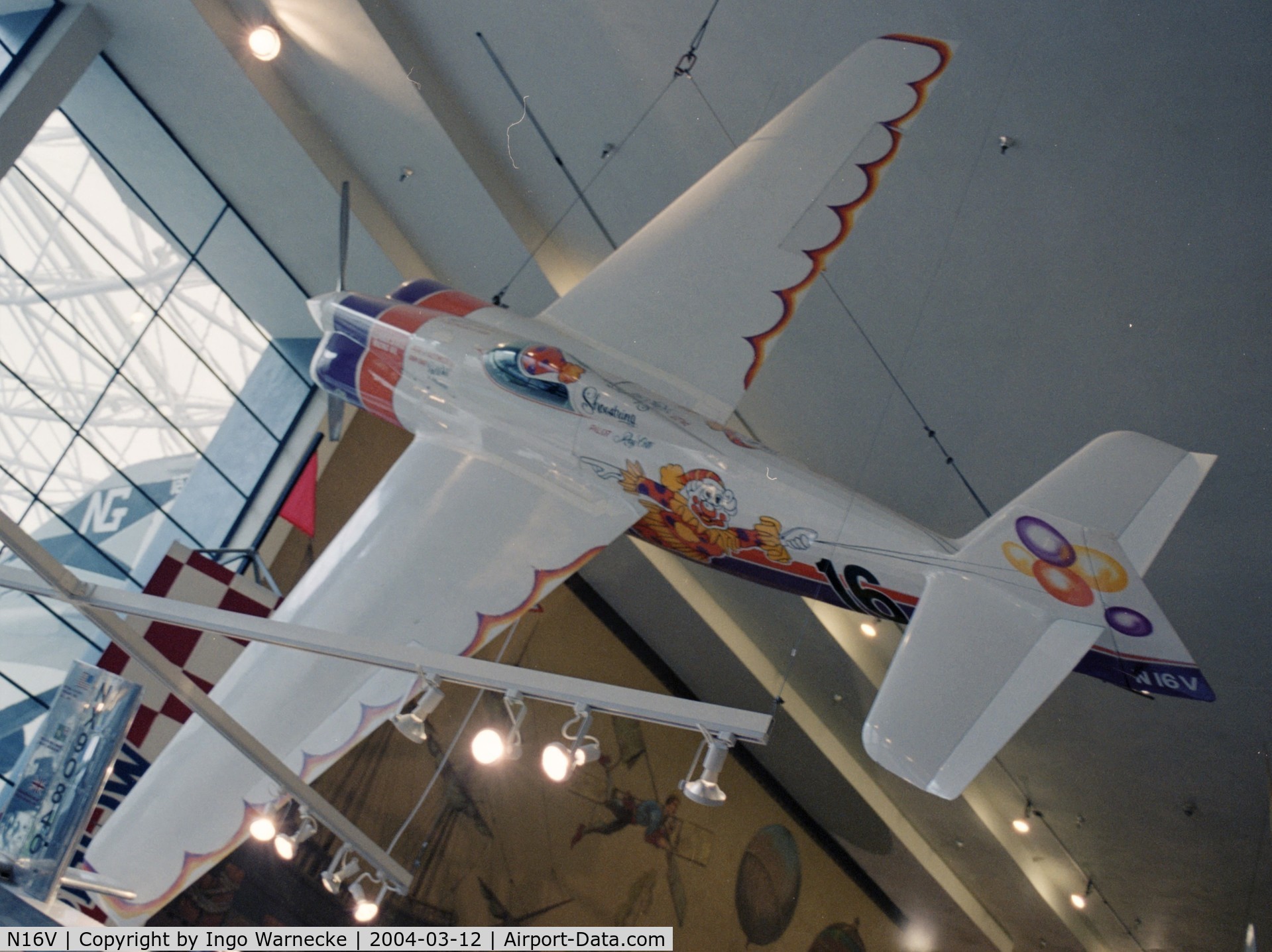 N16V, 1948 Mercury Air Shoestring C/N 101, Mercury Shoestring racer at the San Diego Air and Space Museum, San Diego CA