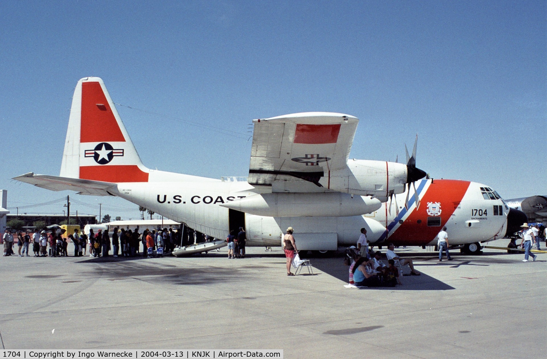 1704, 1983 Lockheed HC-130H Hercules C/N 382-4969, Lockheed HC-130H Hercules of the USCG at the 2004 airshow at El Centro NAS, CA