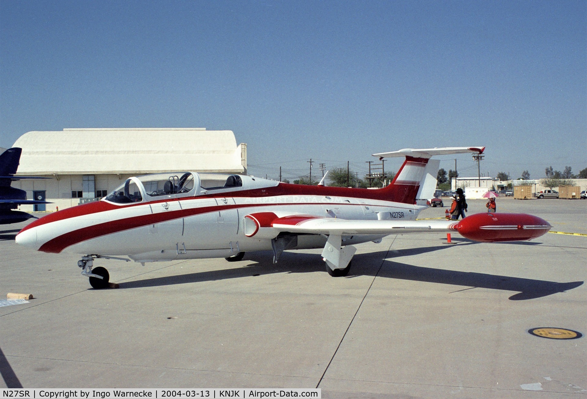 N27SR, 1969 Aero L-29R Delfin C/N 892829, Aero L-29R Delfin MAYA at the 2004 airshow at El Centro NAS, CA