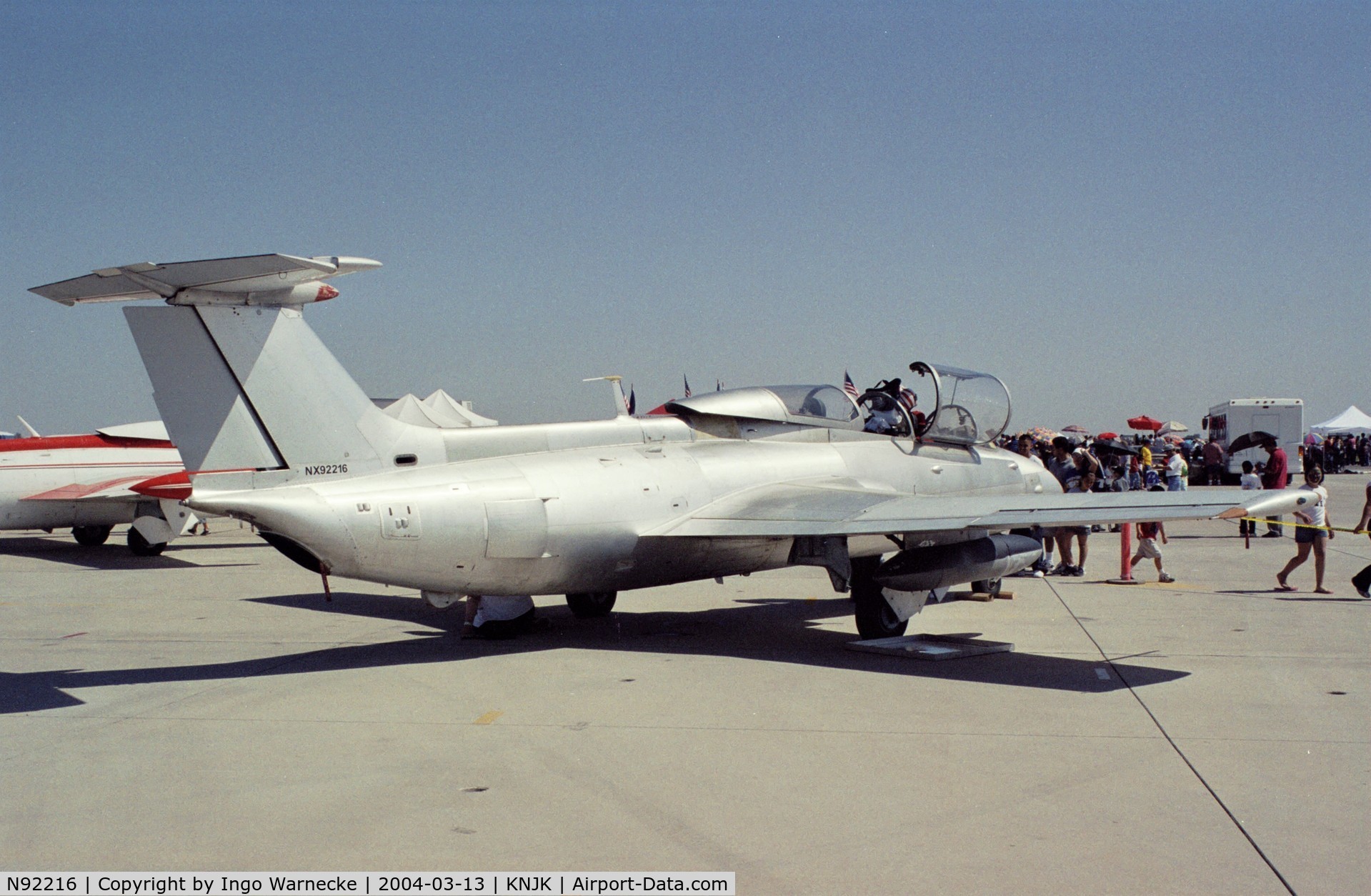 N92216, 1971 Aero L-29 DELFIN C/N 194500, Aero L-29 Delfin MAYA at the 2004 airshow at El Centro NAS, CA