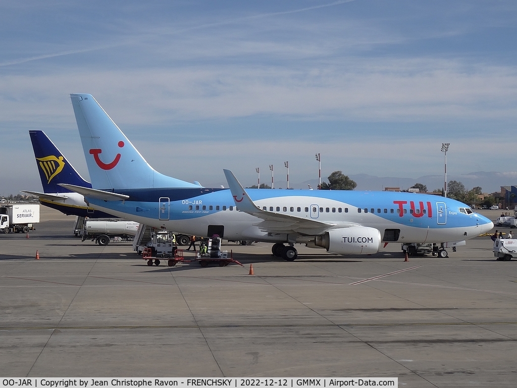 OO-JAR, 2009 Boeing 737-7K5 C/N 35150, Bologna (BLQ)	Marrakesh (RAK)	TB7602