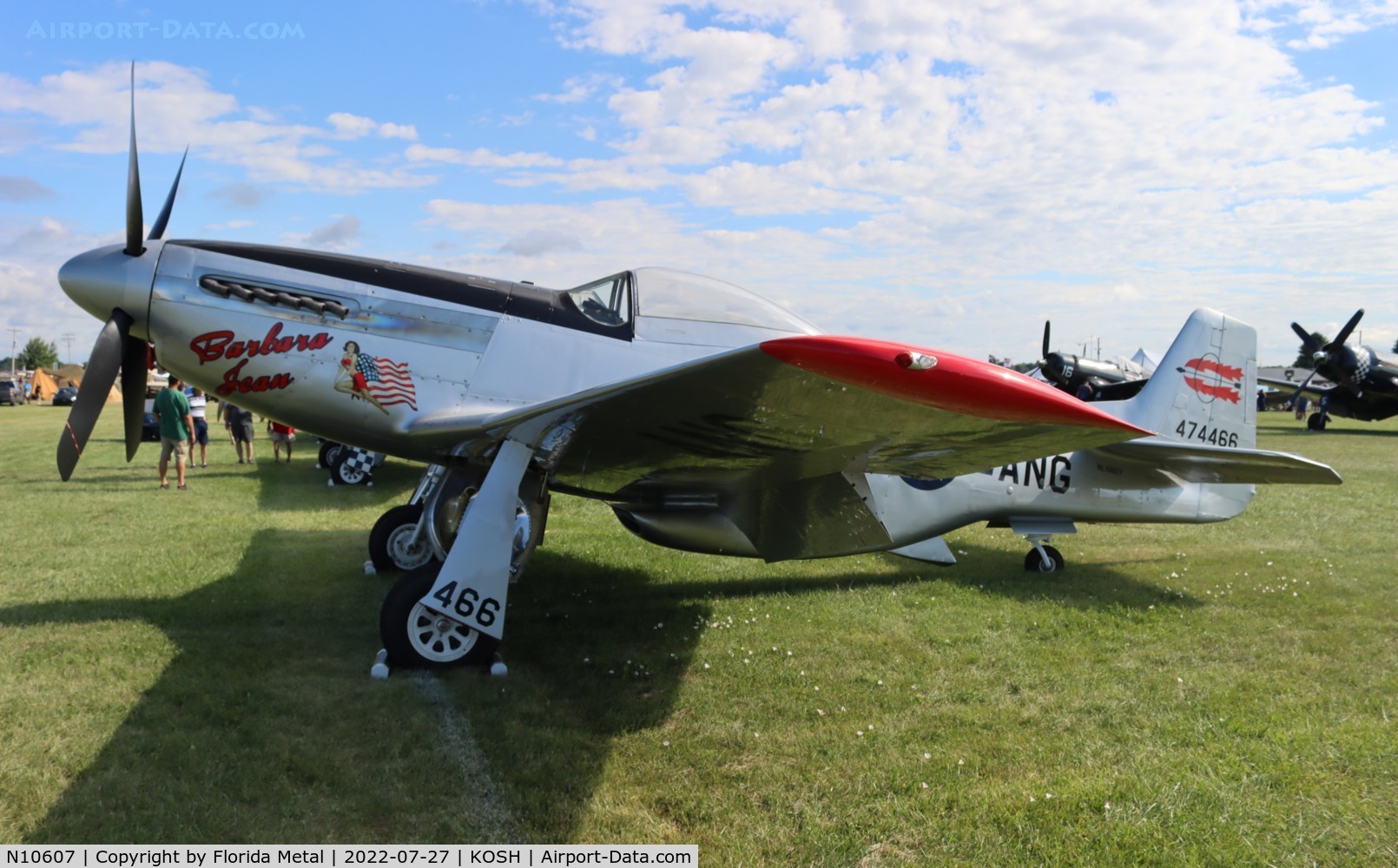 N10607, 1944 North American P-51D Mustang C/N 122-41006, OSH 2022