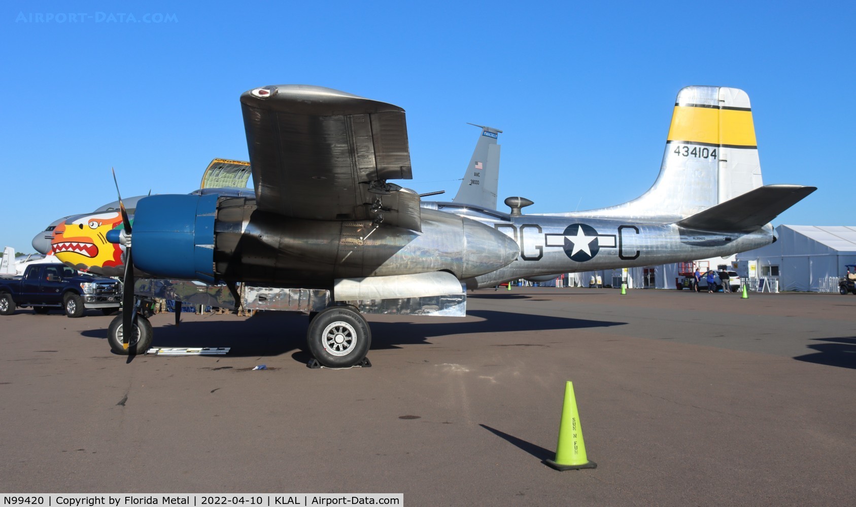 N99420, 1944 Douglas B-26B Invader C/N 27383, Sun N Fun 2022
