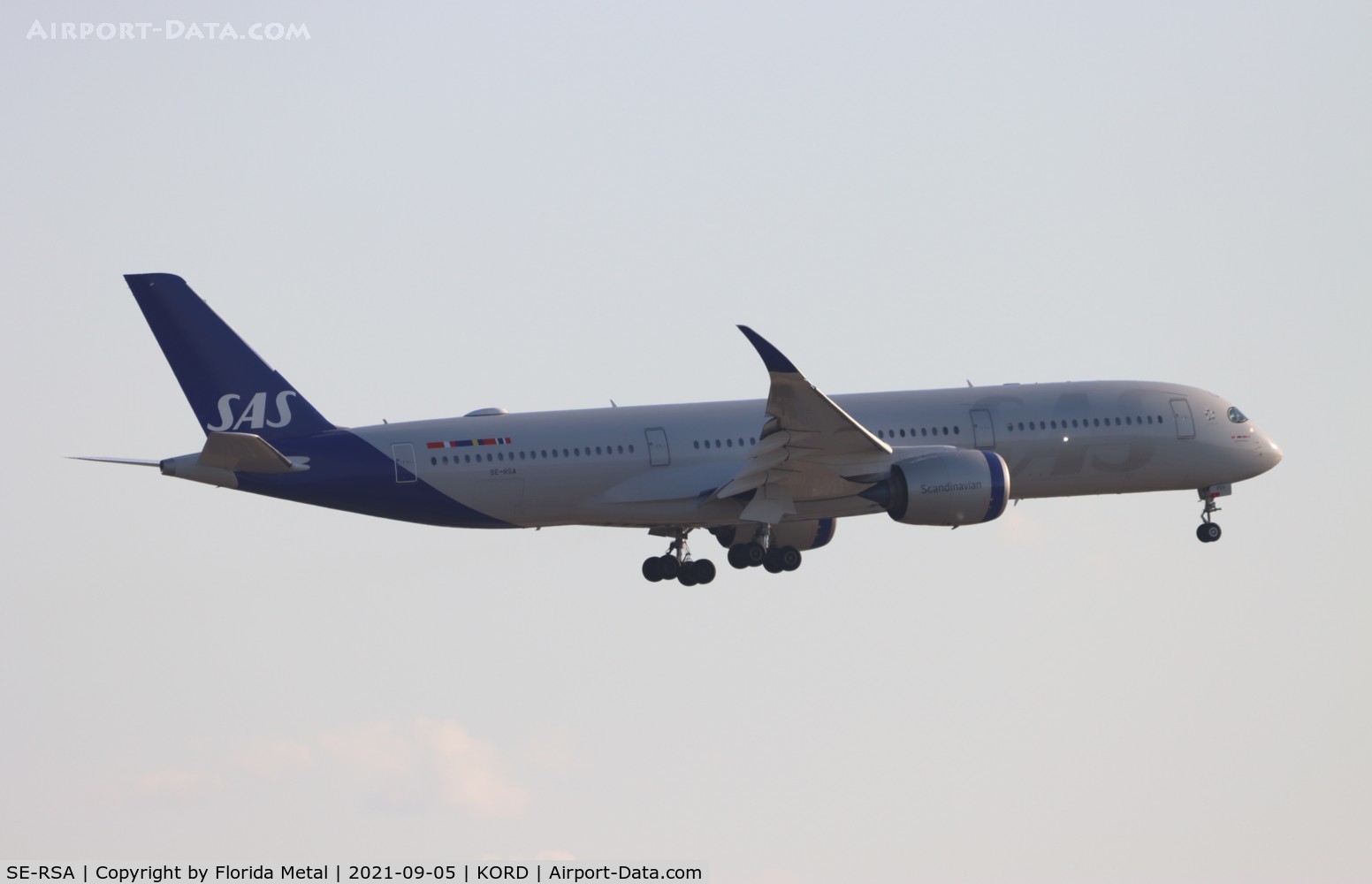 SE-RSA, 2019 Airbus A350-941 C/N 358, ORD 2021