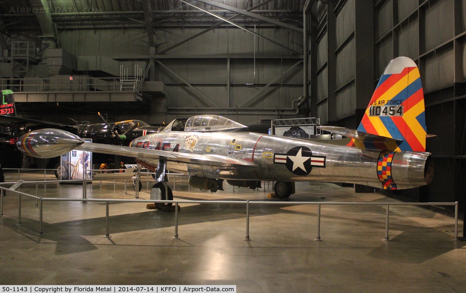 50-1143, 1950 Republic F-84E-20-RE Thunderjet C/N Not found 50-1143, USAF Museum 2014