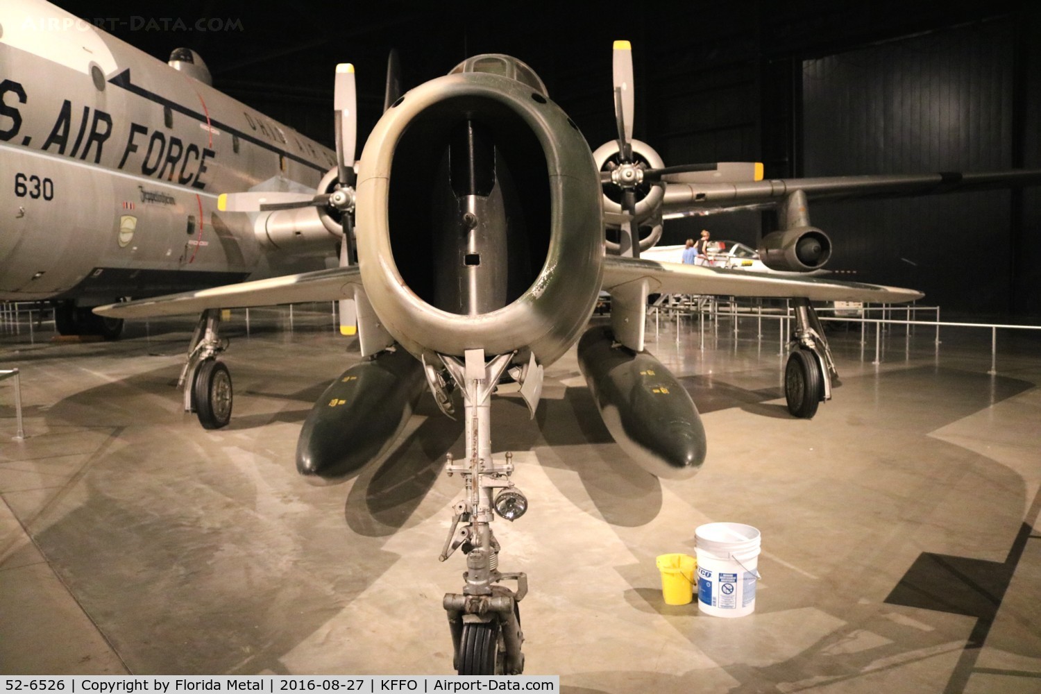 52-6526, 1952 Republic F-84F-40-RE Thunderstreak C/N Not found 52-6526, USAF Museum 2016
