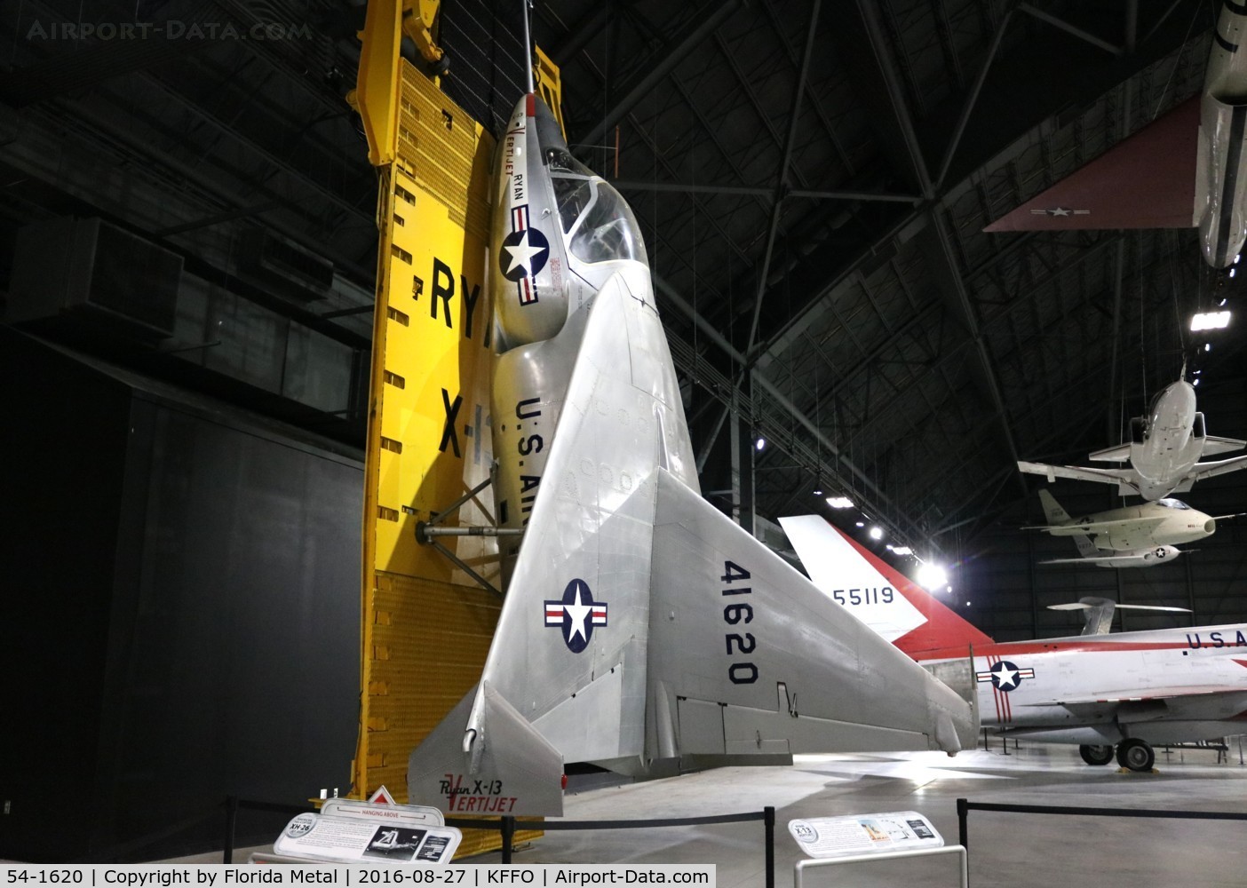 54-1620, 1954 Ryan X-13-RY Vertijet C/N Not found 54-1620, USAF Museum 2016