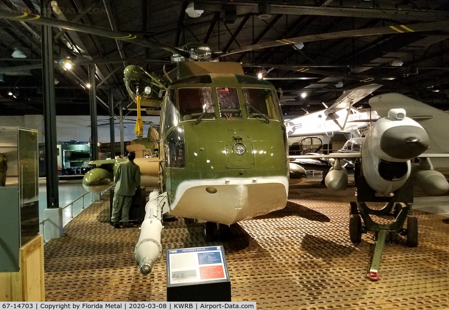 67-14703, 1967 Sikorsky CH-3E Jolly Green Giant C/N 61-605, Jolly Green Giant zx