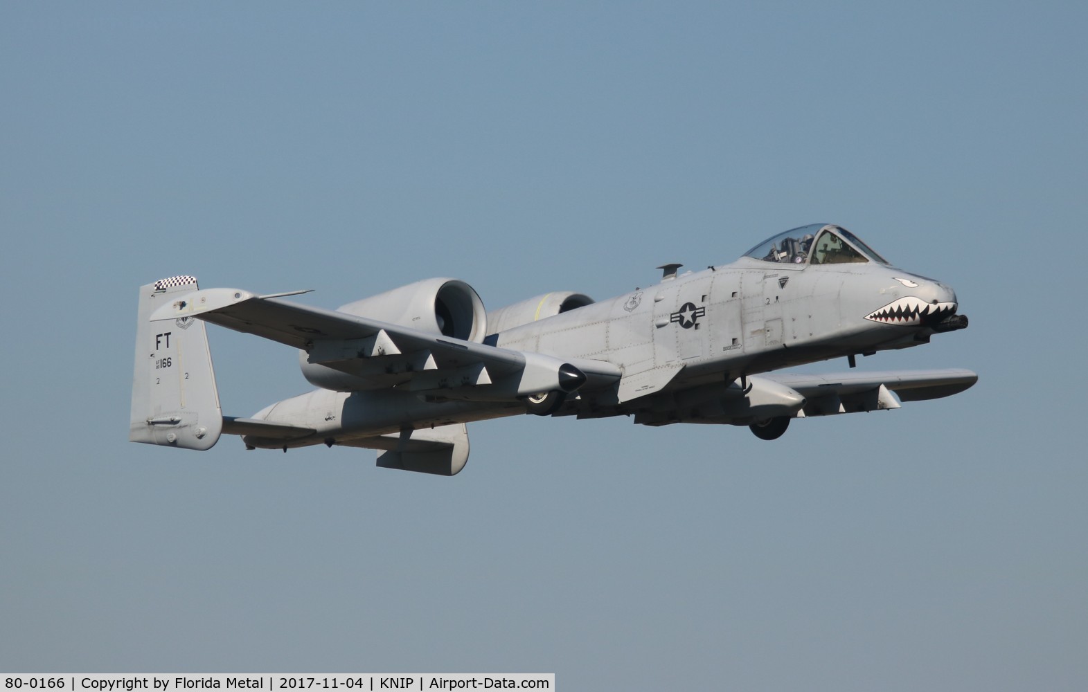 80-0166, 1980 Fairchild Republic A-10C Thunderbolt II C/N A10-0516, NAS JAX 2017