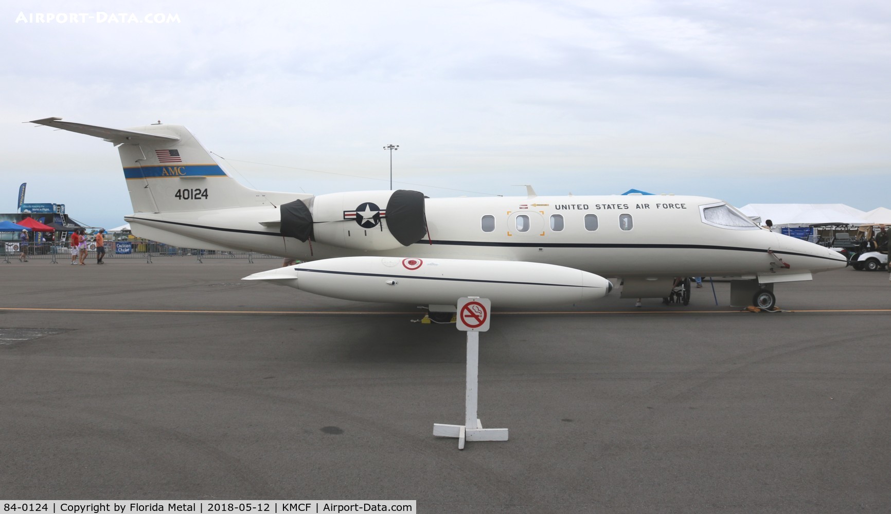 84-0124, 1984 Gates Learjet C-21A C/N 35A-570, C-21A zx