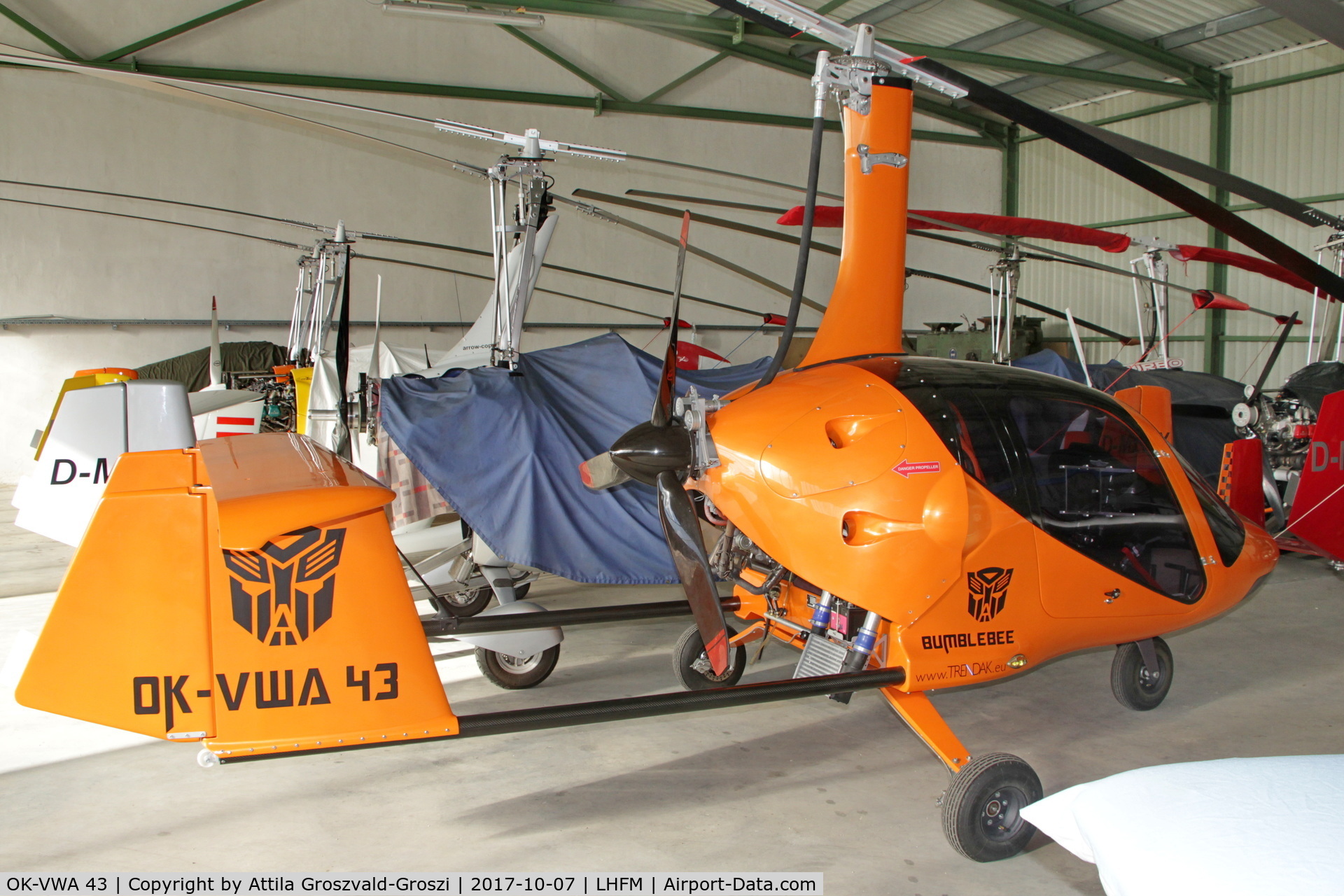 OK-VWA 43, Aviation Artur Trendak Tercel C/N T&SJ21915S, LHFM - Meidl Airport, Fertöszentmiklós, Hungary