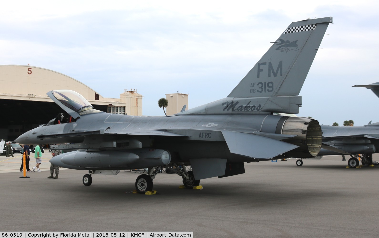 86-0319, 1986 General Dynamics F-16C Fighting Falcon C/N 5C-425, F-16C zx