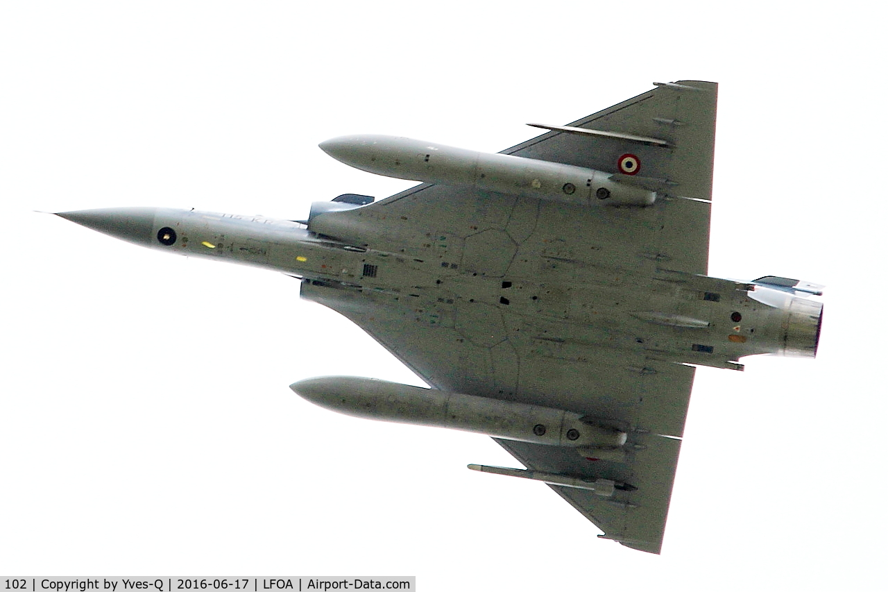 102, Dassault Mirage 2000C C/N 365, Dassault Mirage 2000C, Break over Avord Air Base 702 (LFOA) Open day 2016