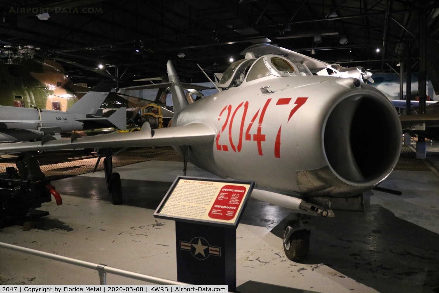 2047, Mikoyan-Gurevich MiG-17F C/N Not found 2047, Mig-17 zx