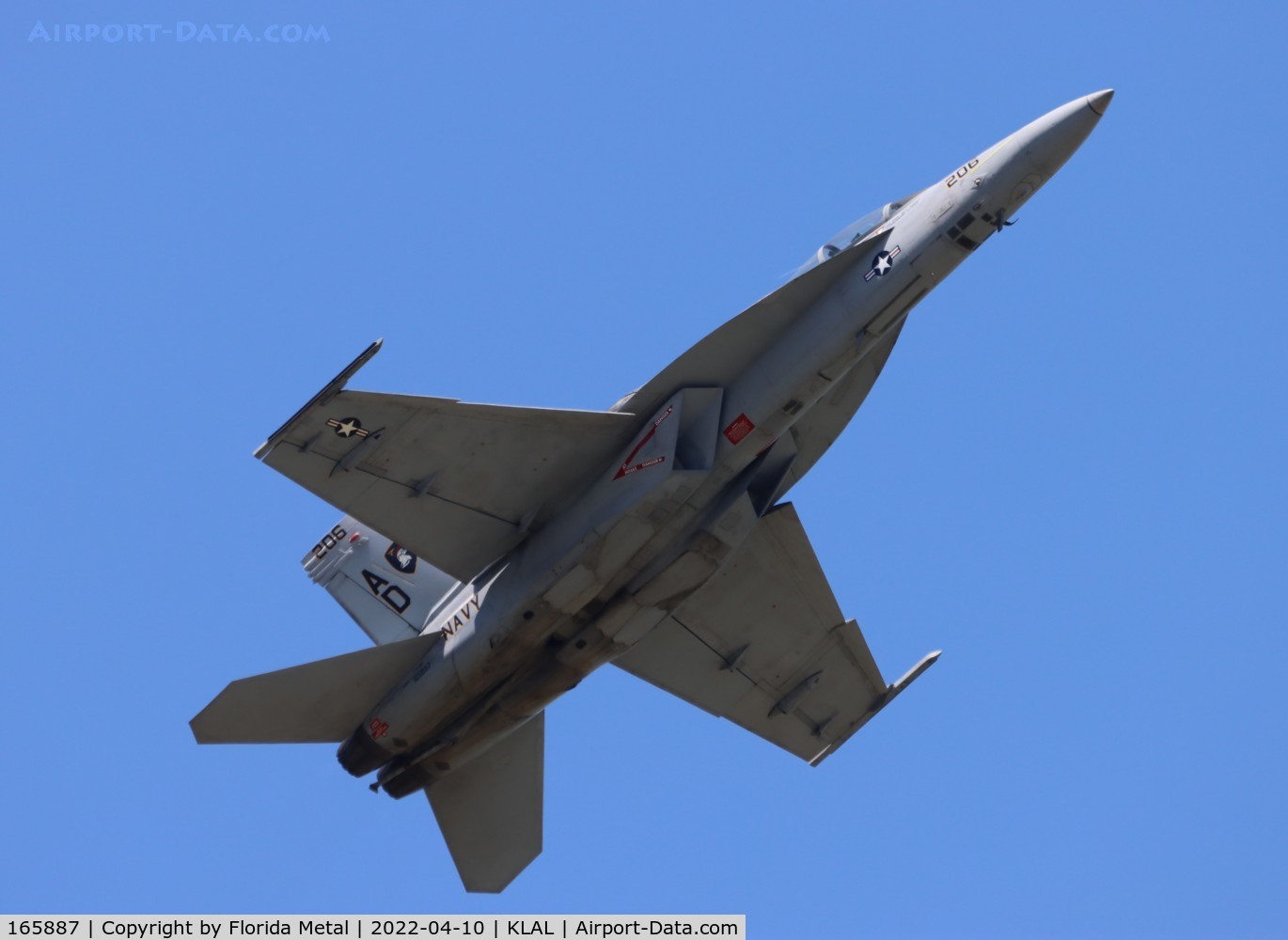 165887, Boeing F/A-18F Super Hornet C/N F047, Sun N Fun 2022
