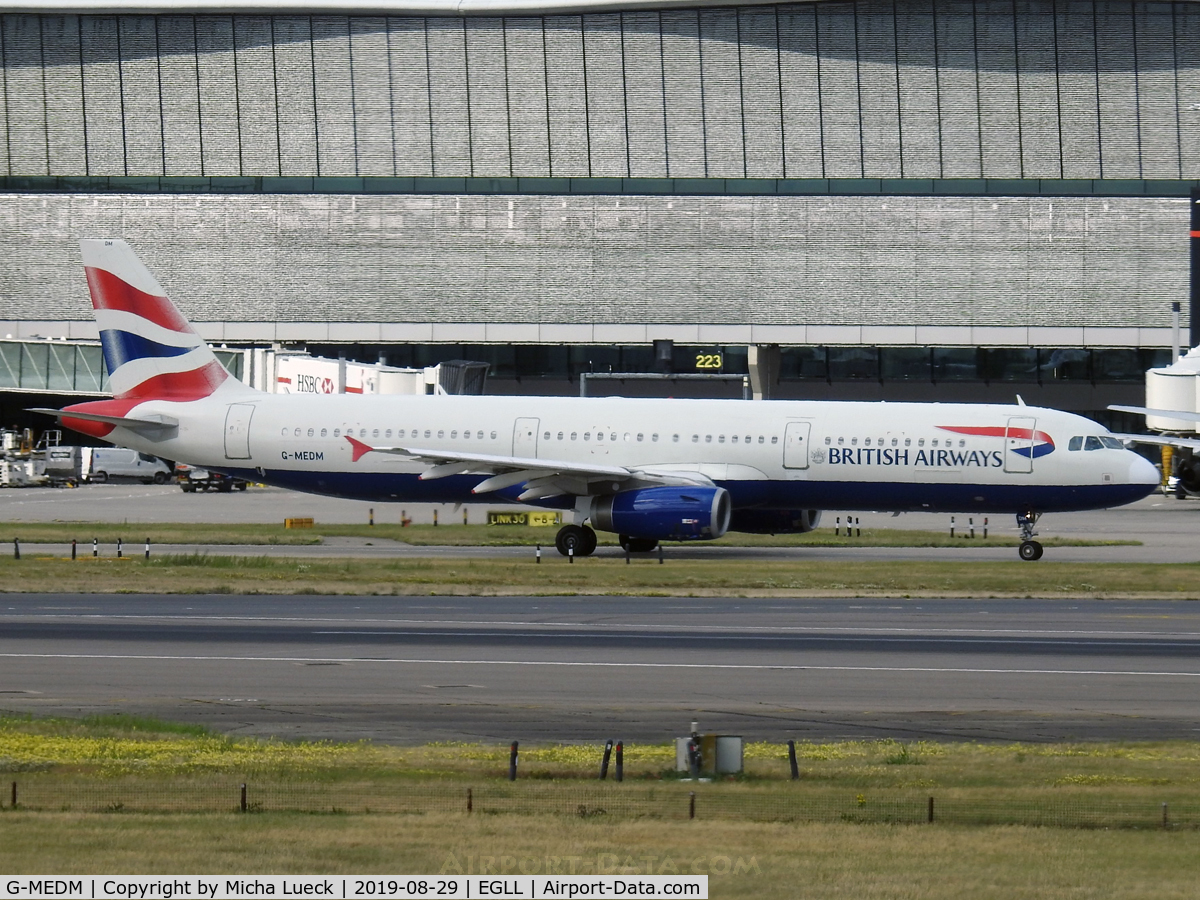 G-MEDM, 2006 Airbus A321-231 C/N 2799, At Heathrow